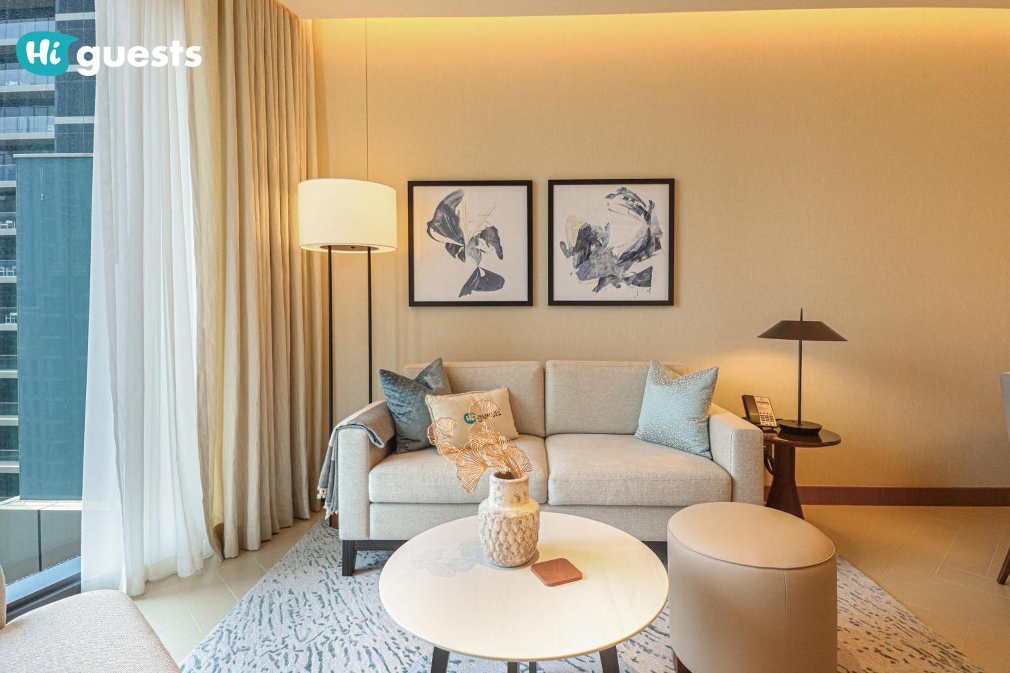 Higuests - Sky-high Experience Luxe Living On The 24th Floor Daire Dubai