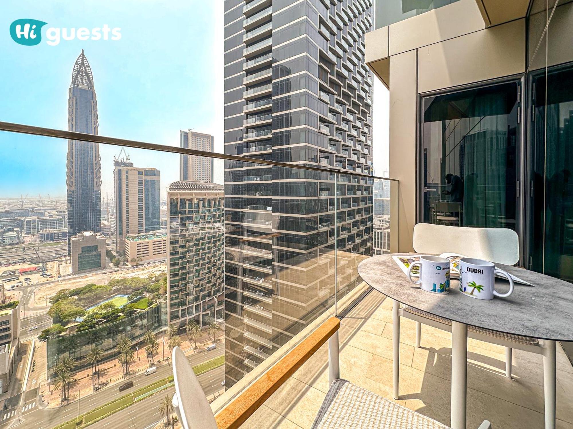 Daire Higuests - Sky-high Experience Luxe Living On The 24th Floor Dubai