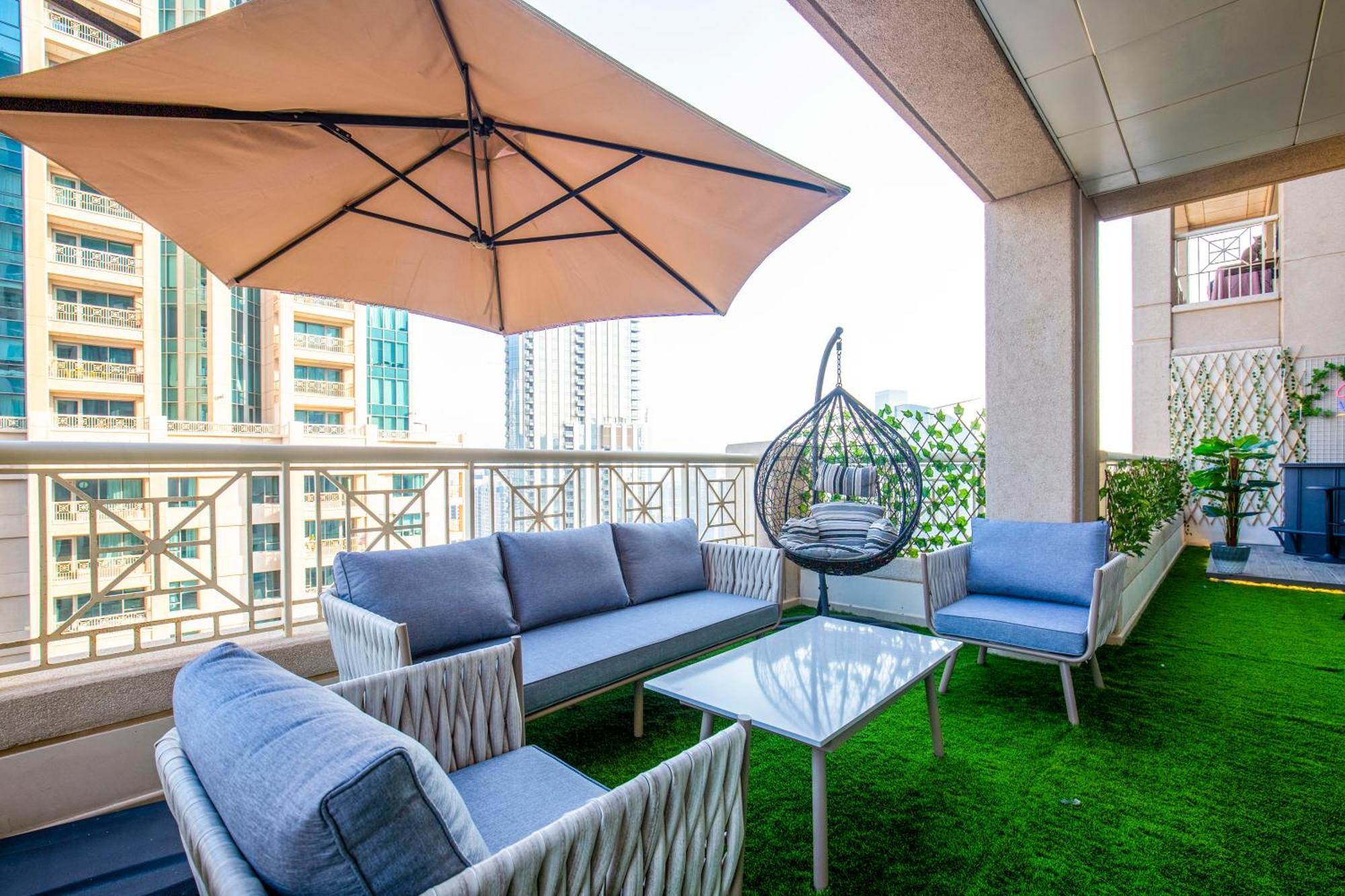 Apartment Burj Khalifa View From Private Terrace In Downtown *