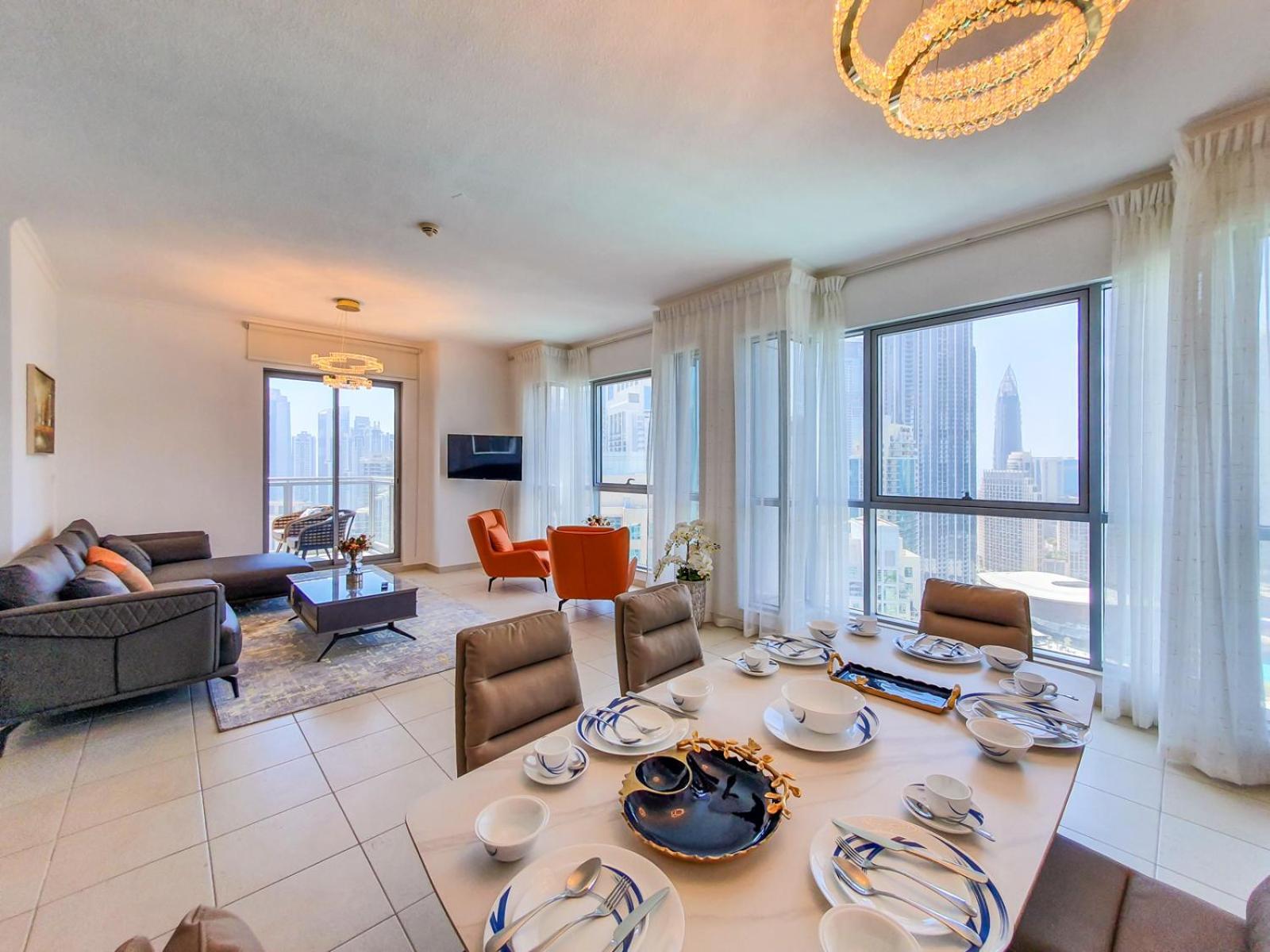 Apartment The 7 Downtown - Full Burj Khalifa And Fountain Views By Gardenia *