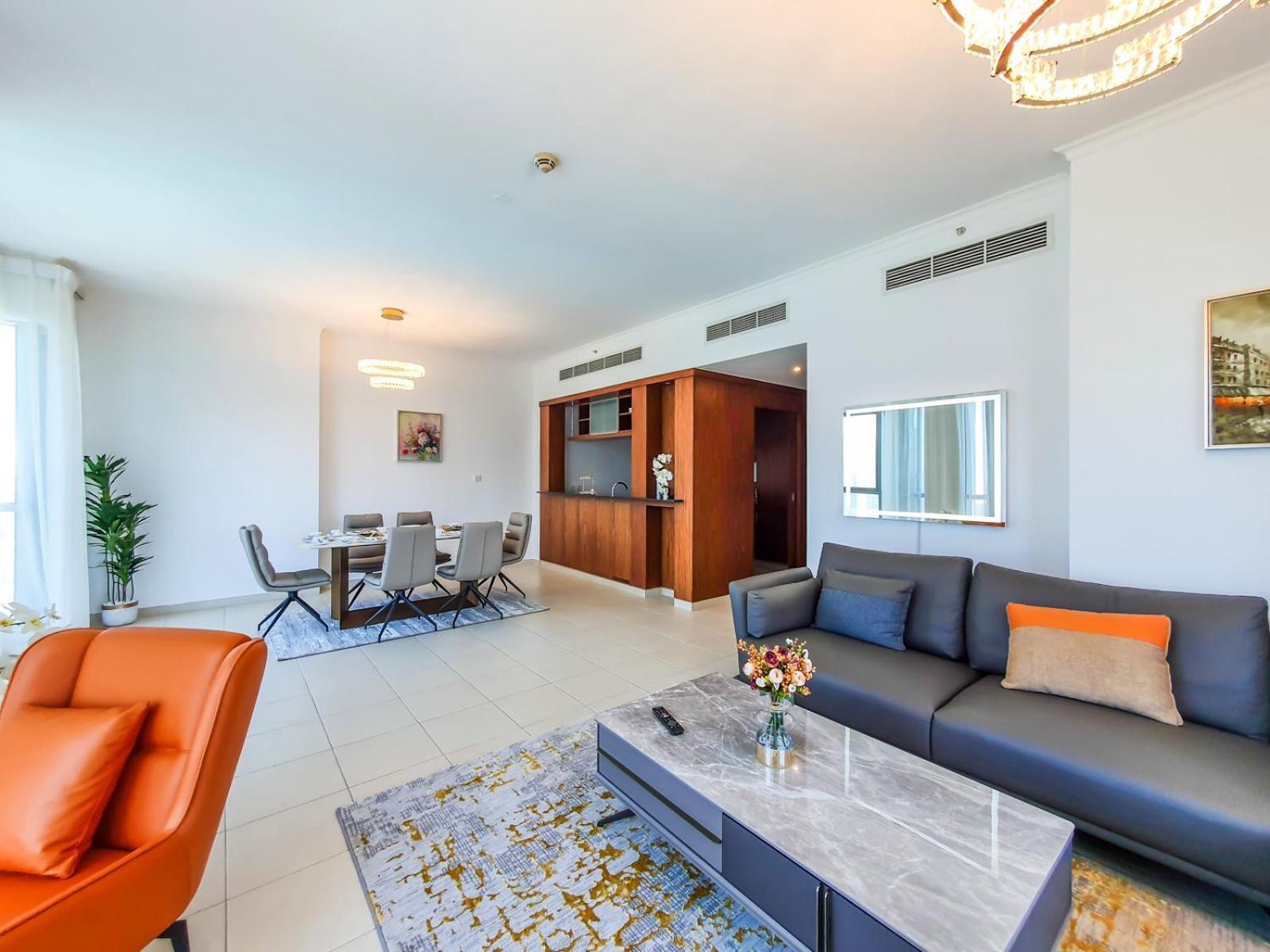 Apartment The 7 Downtown - Full Burj Khalifa And Fountain Views By Gardenia Dubai