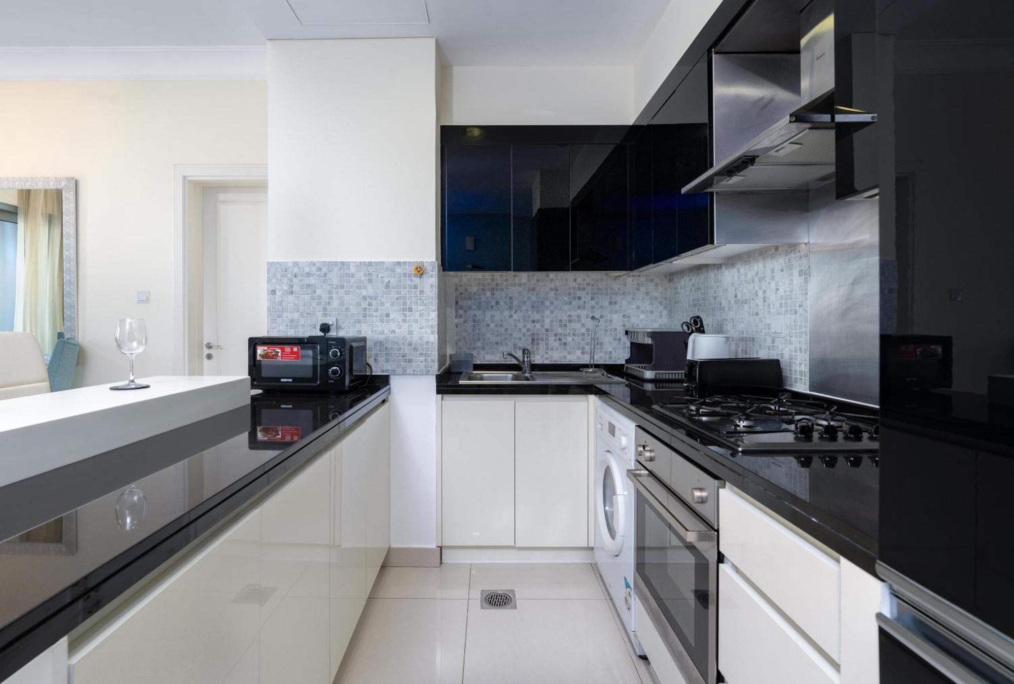 Daire White Sage Full Burj View 1br In Mall Dubai