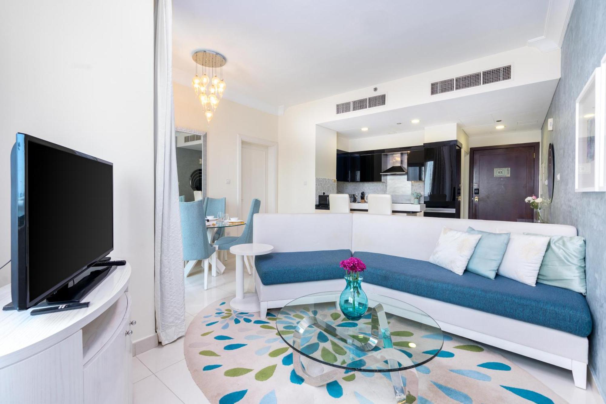 Daire White Sage Full Burj View 1br In Mall Dubai