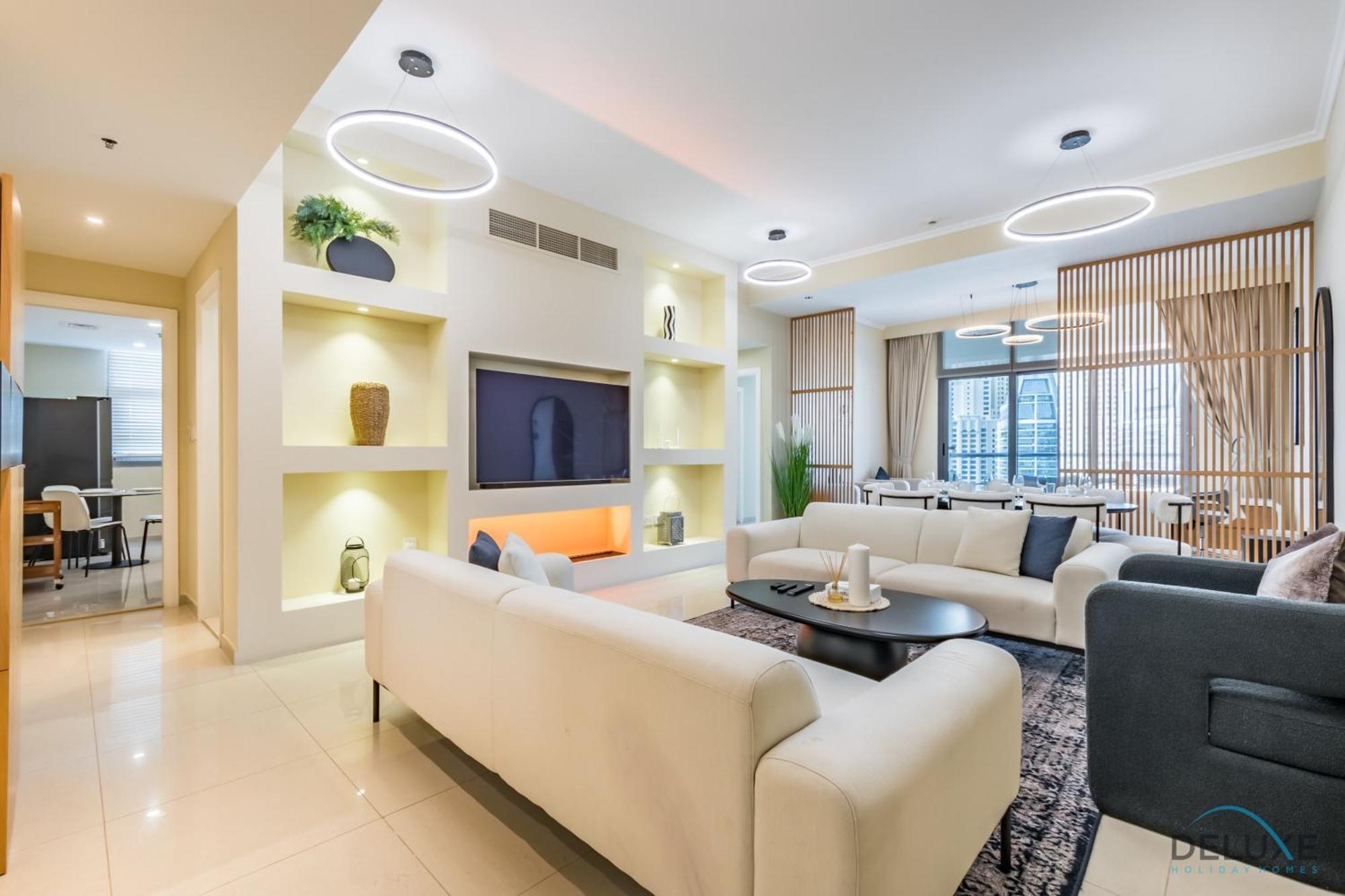 Daire Marina View 2br At Dec Towers 2, Marina By Deluxe Dubai