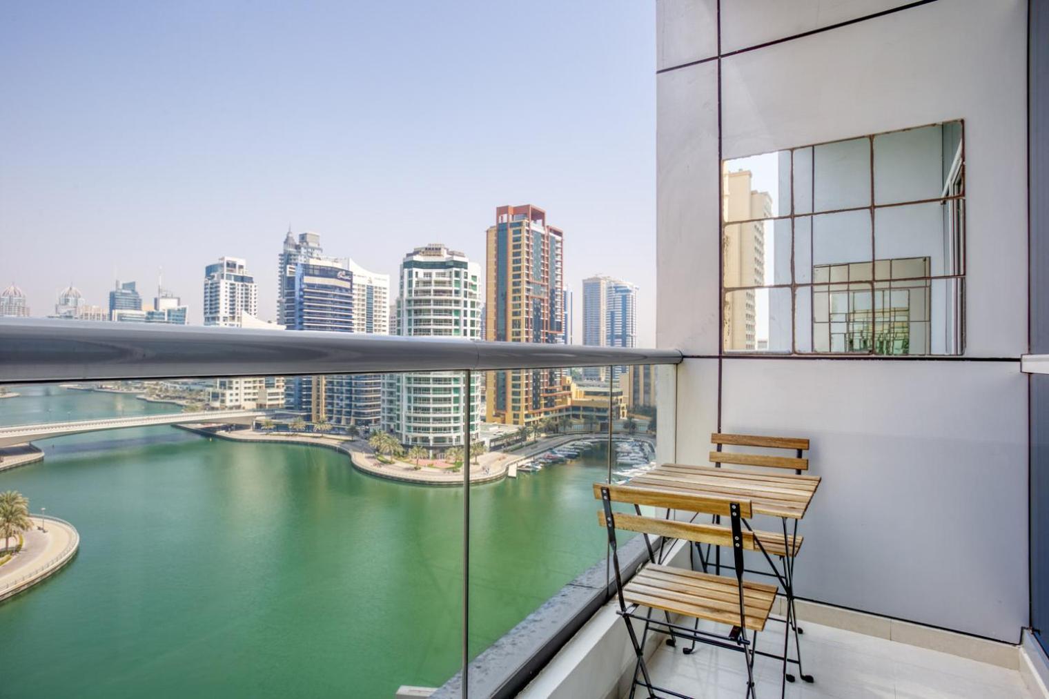 Blueground Bay Pool Gym Balcony Dxb-853 Dubai