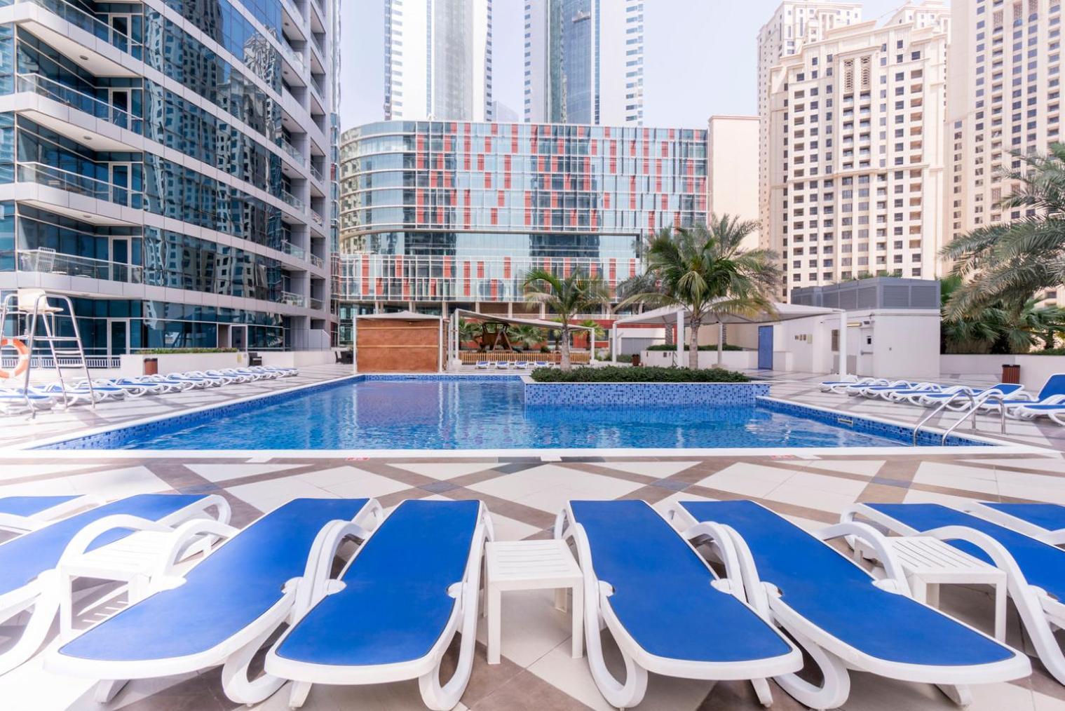 Blueground Bay Pool Gym Balcony Dxb-853