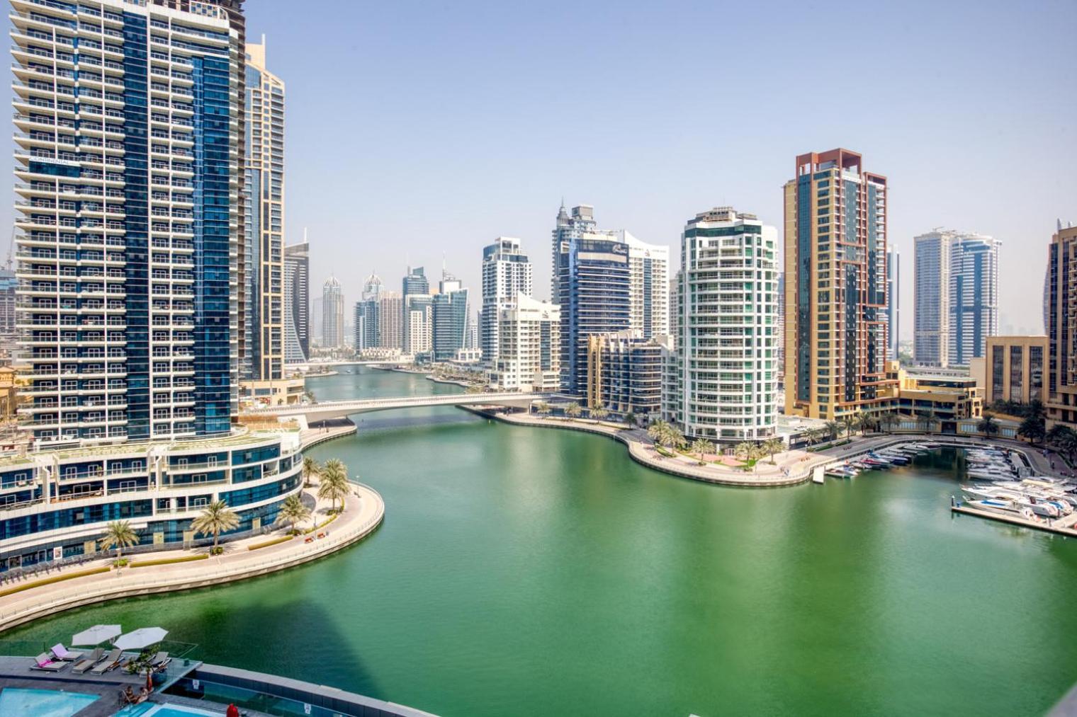 Blueground Bay Pool Gym Balcony Dxb-853 * Dubai