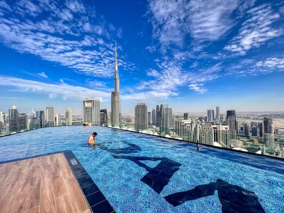 5 Star With Burj View Infinity Pool And Gym