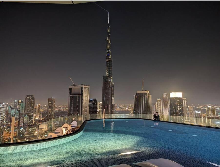 Apartment 64th Floor Highest Downtown Infinity Pool Burj Khalifa View Dubai