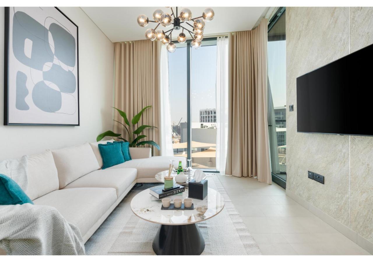 Apartment Charming 1br With Cozy Balcony At Sobha Waves By Vibel *
