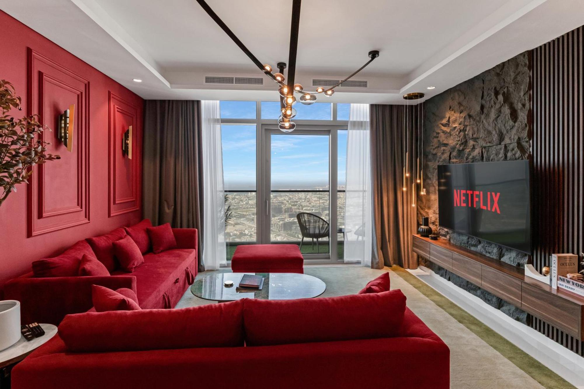 Apartment 5 Star With Burj View Infinity Pool And Gym Dubai