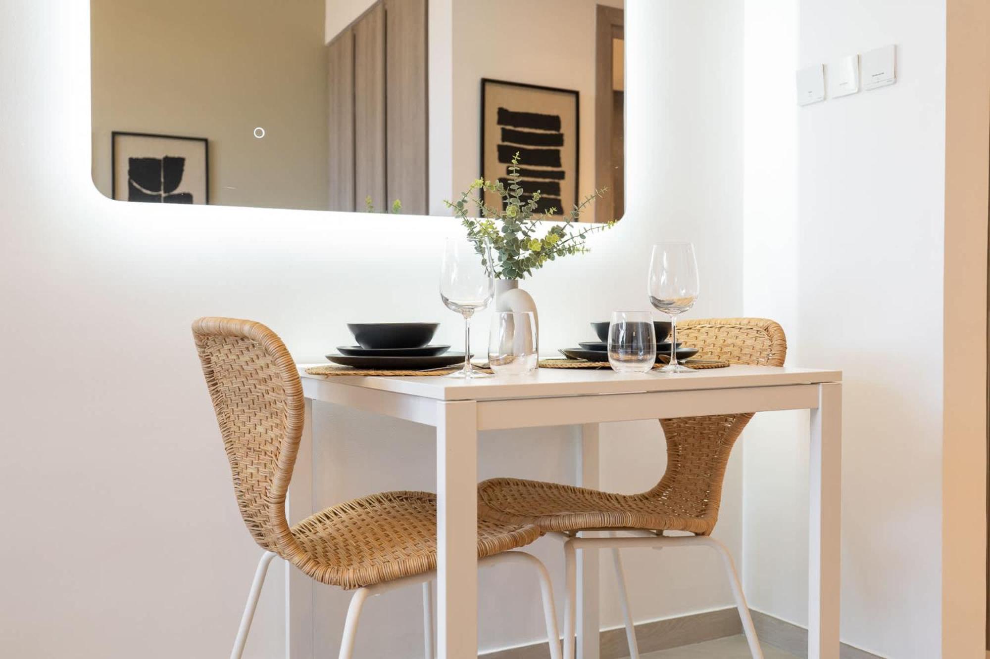 Apartamento Minimalist With Nature-inspired Balcony In Jvc *