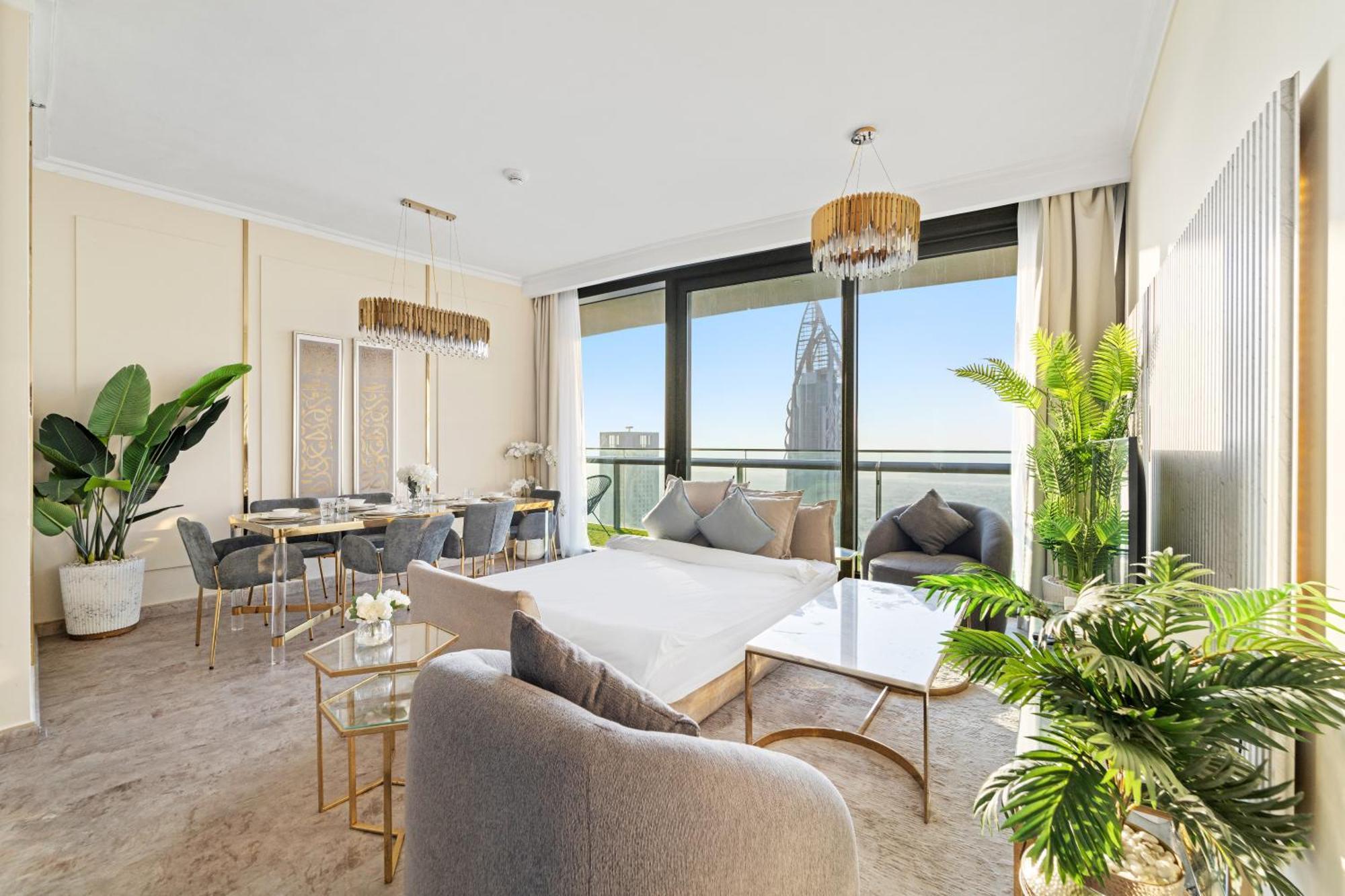First Class 2br With Full Skyline & Sea View Apartamento