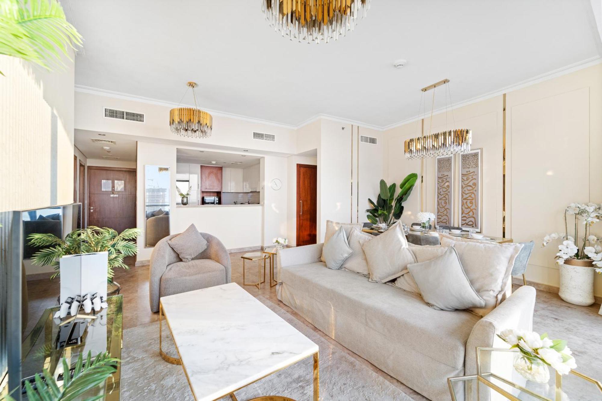 First Class 2br With Full Skyline & Sea View Apartamento Dubai
