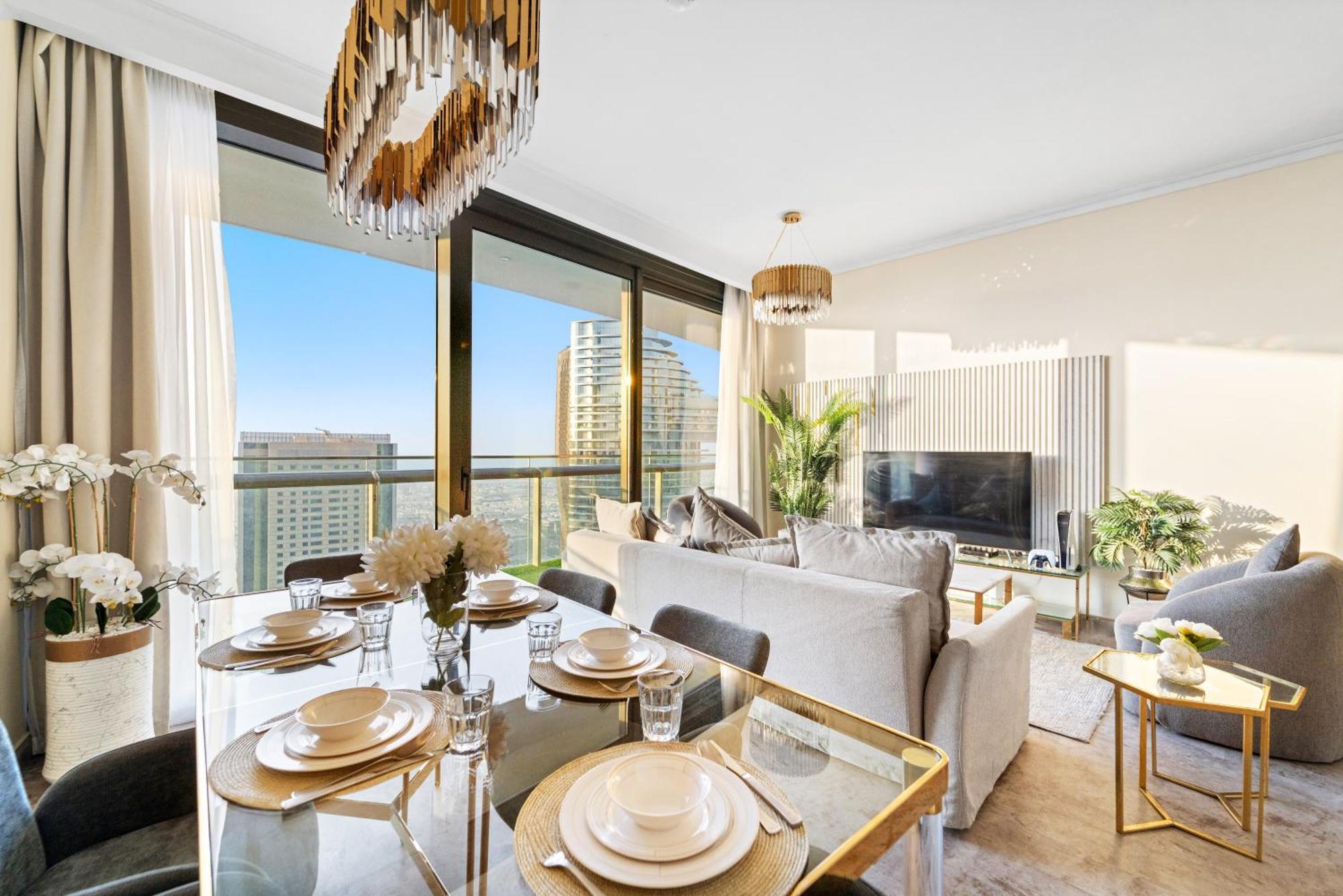 First Class 2br With Full Skyline & Sea View Apartamento