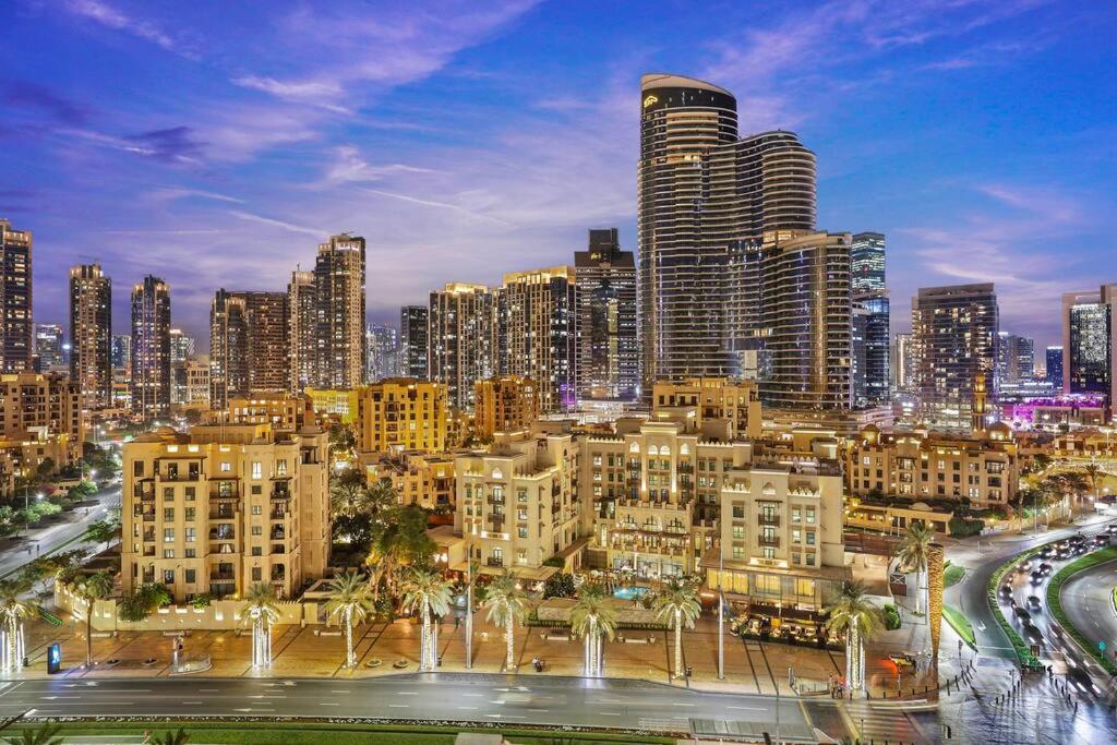 Walk To Burj Khalifa From This 2Br With Skyline Balcony View *