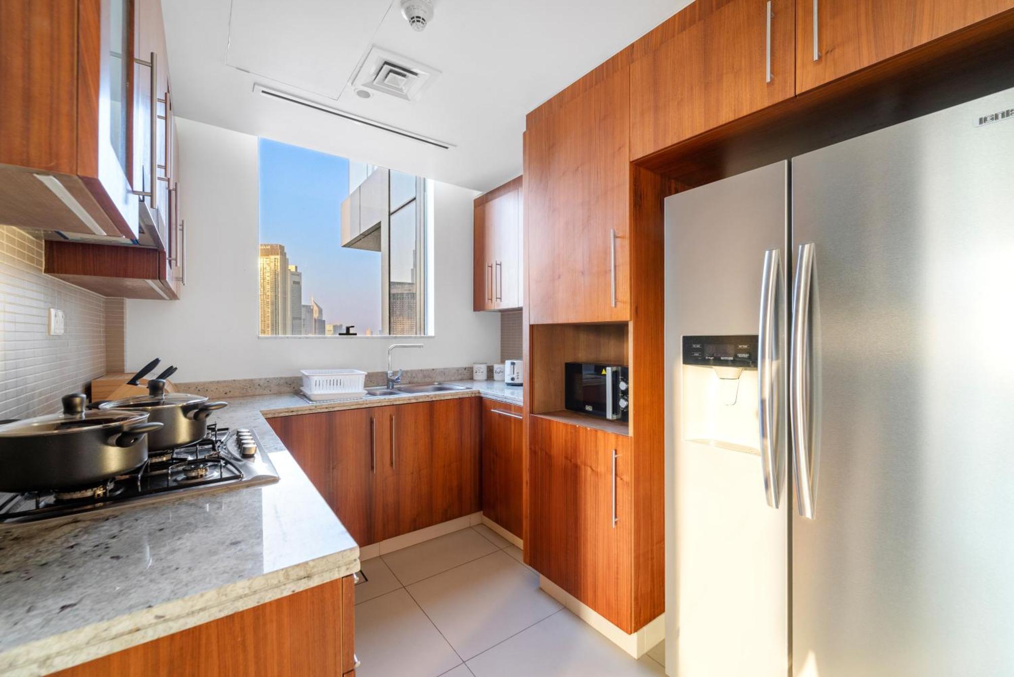 First Class 2br With Full Burj Khalifa And Fountain View Dubai