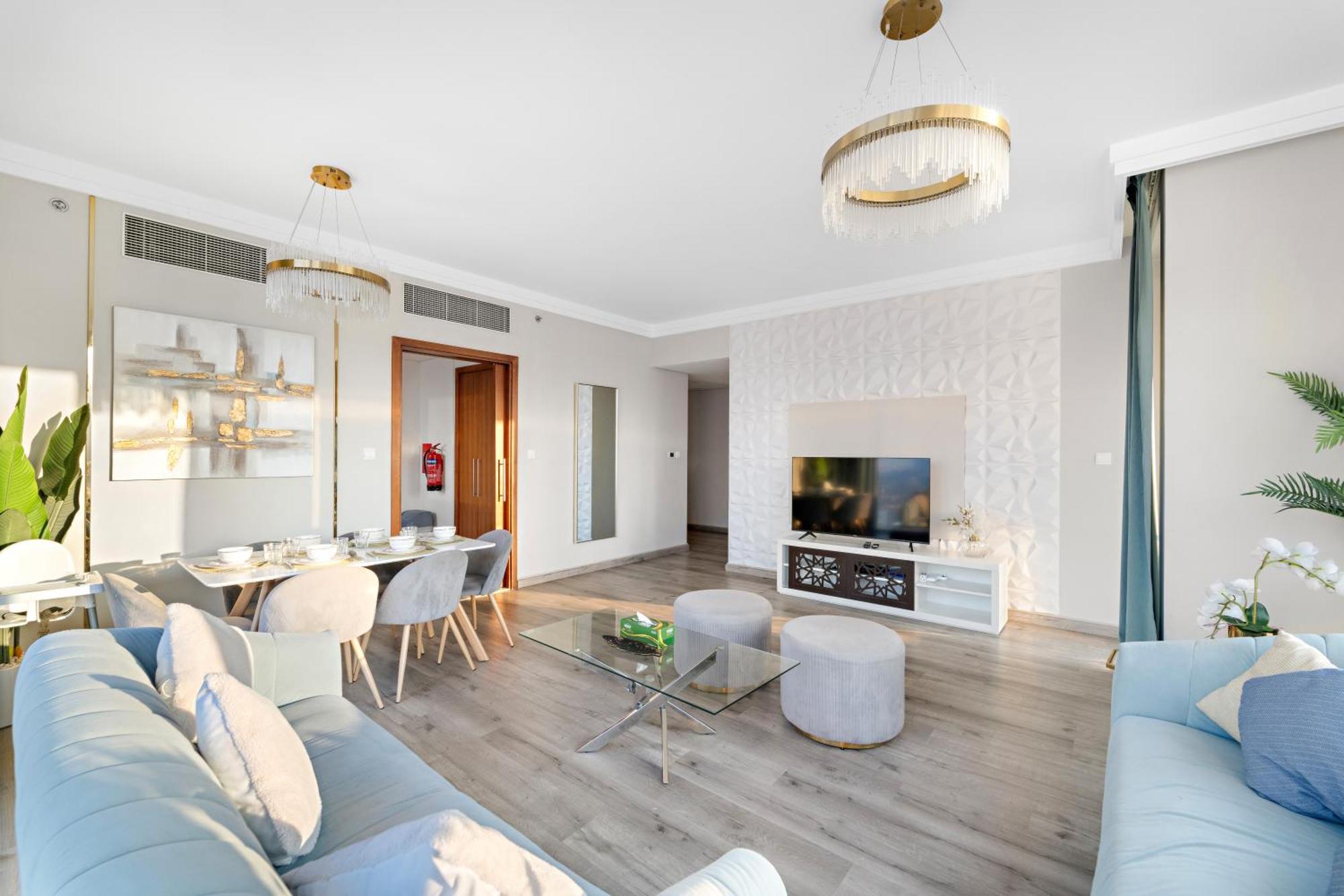 First Class 2br With Full Burj Khalifa And Fountain View * Dubai