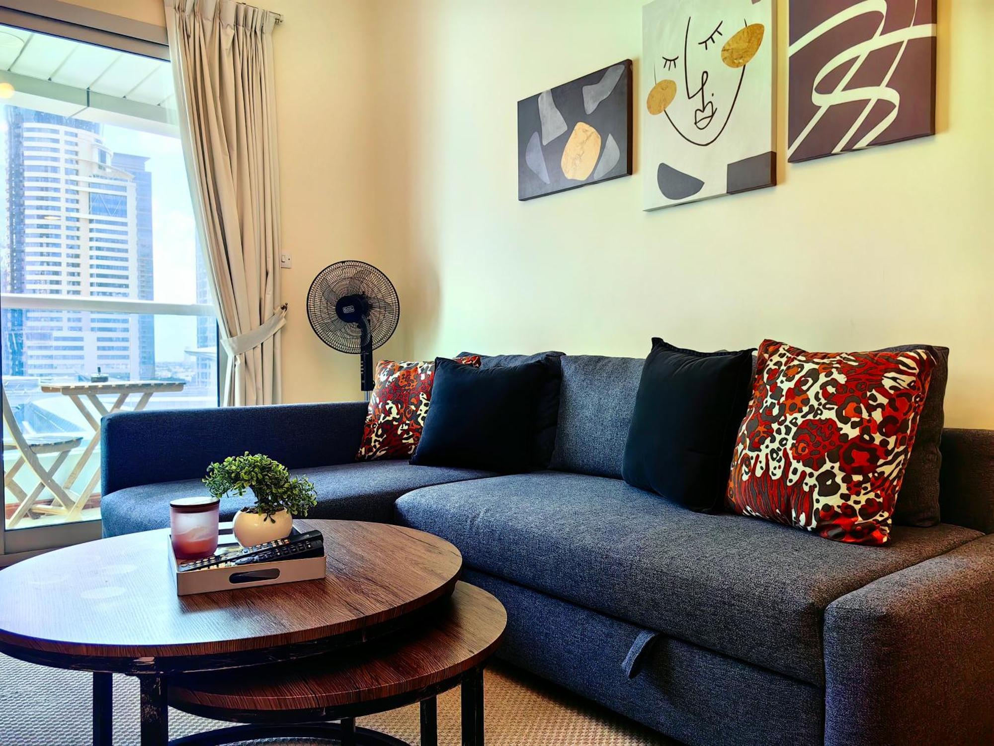 Apartment 1 Bedroom Renovated In Marina Diamond 3 Close To Tram And Metro *