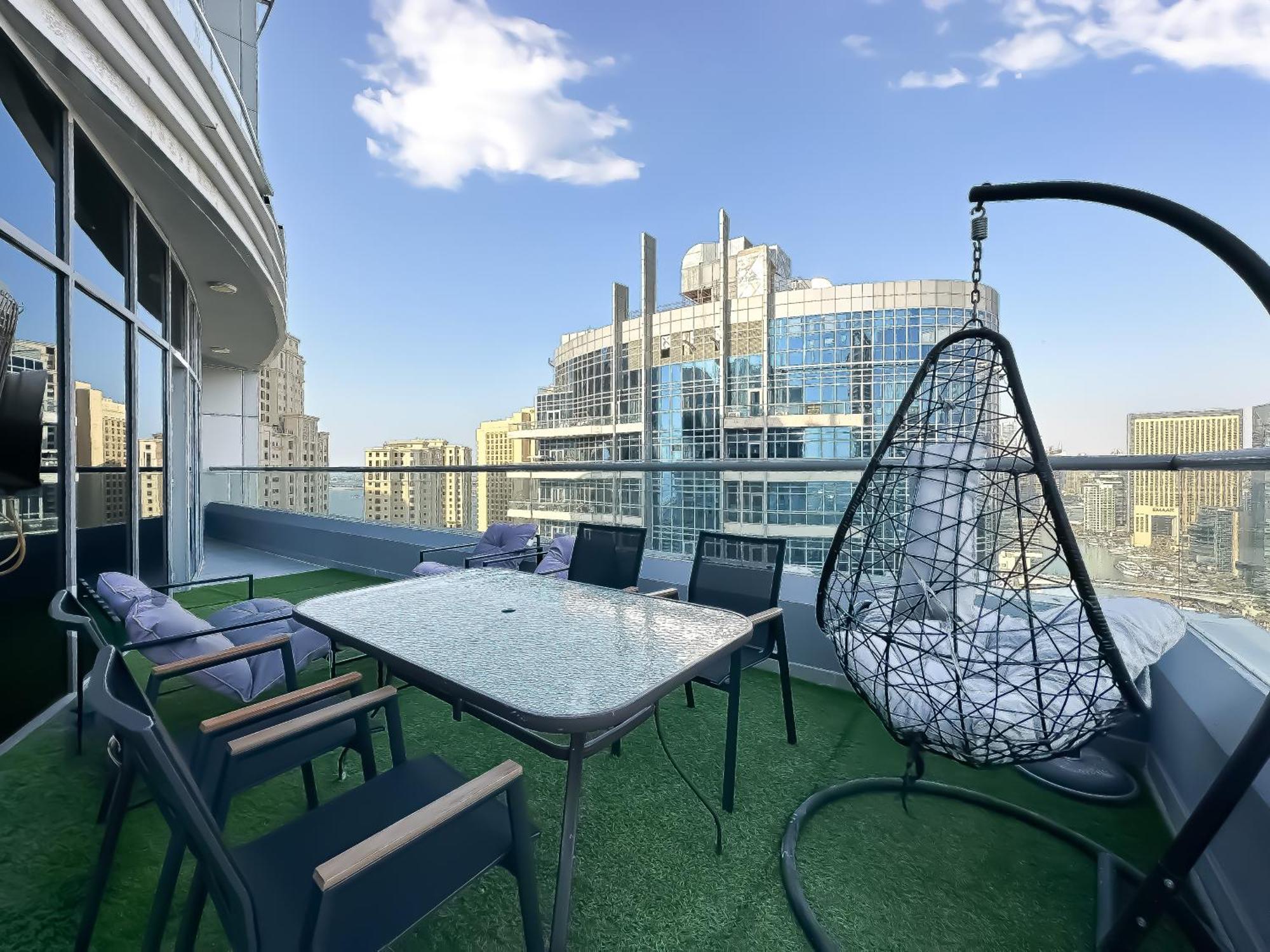 Trophy - Luxury Waterfront 2br With Big Terrace Full Marina Canal Views Dubai
