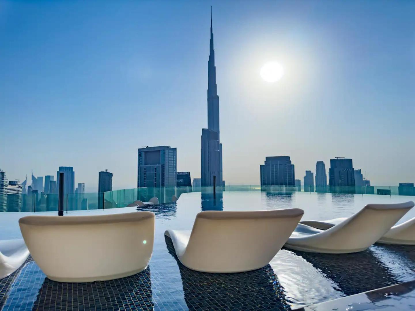 Apartment 5 Star Living Burj Khalifa Infinity Pool Gym