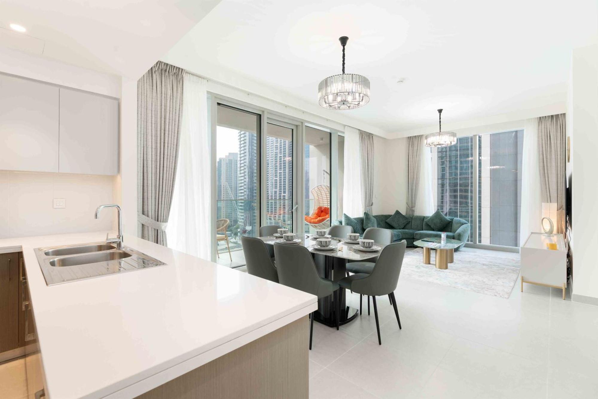 Apartment Elegant Escapes - 3b In Heart Of Downtown, Dubai