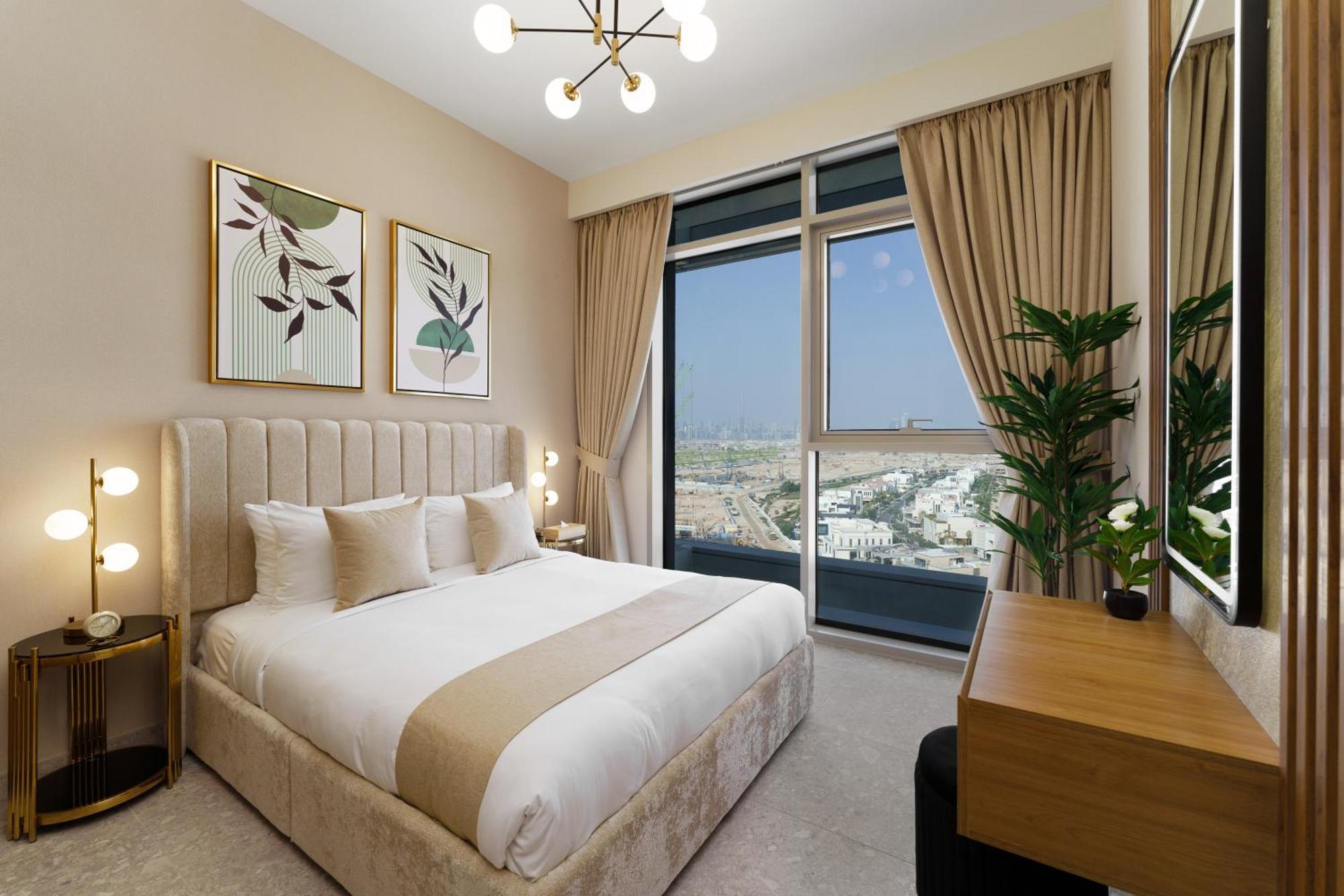 Apartment Maison Privee - Tranquil Living With Golf Course Vws In Hills Dubai