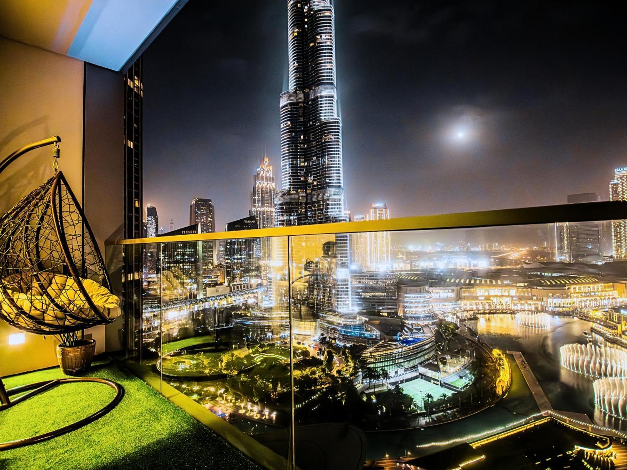 Apartamento Grande Signature By Emaar - New Luxury 2br W Panoramic Burj Khalifa & Fountain Show Views Dubai