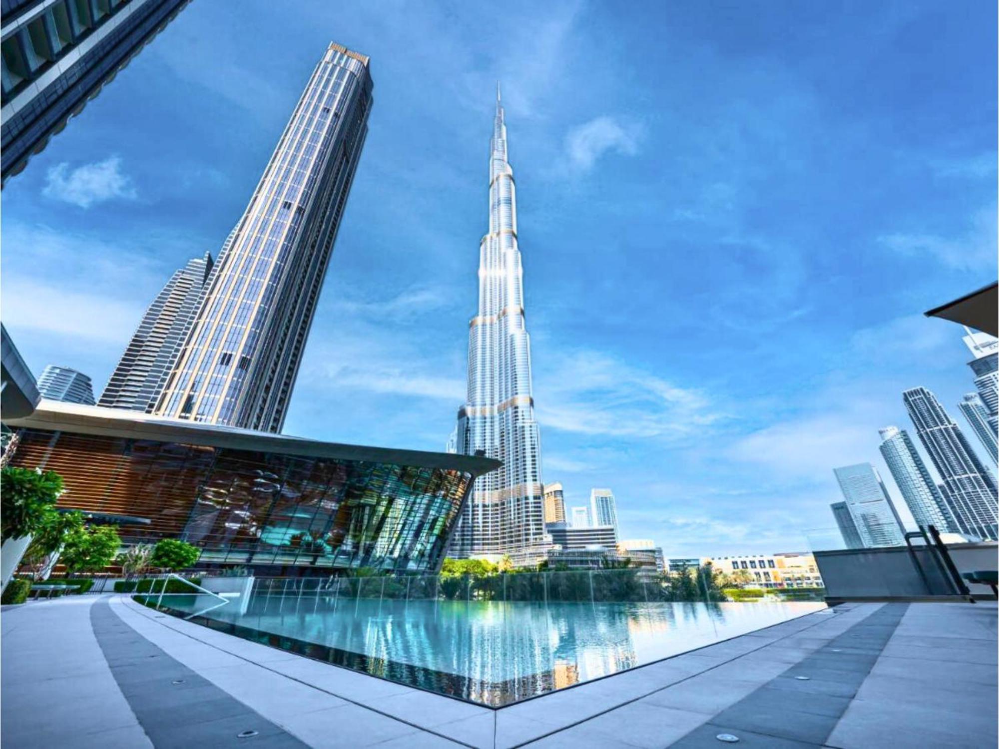 Apartamento Grande Signature By Emaar - New Luxury 2br W Panoramic Burj Khalifa & Fountain Show Views Dubai