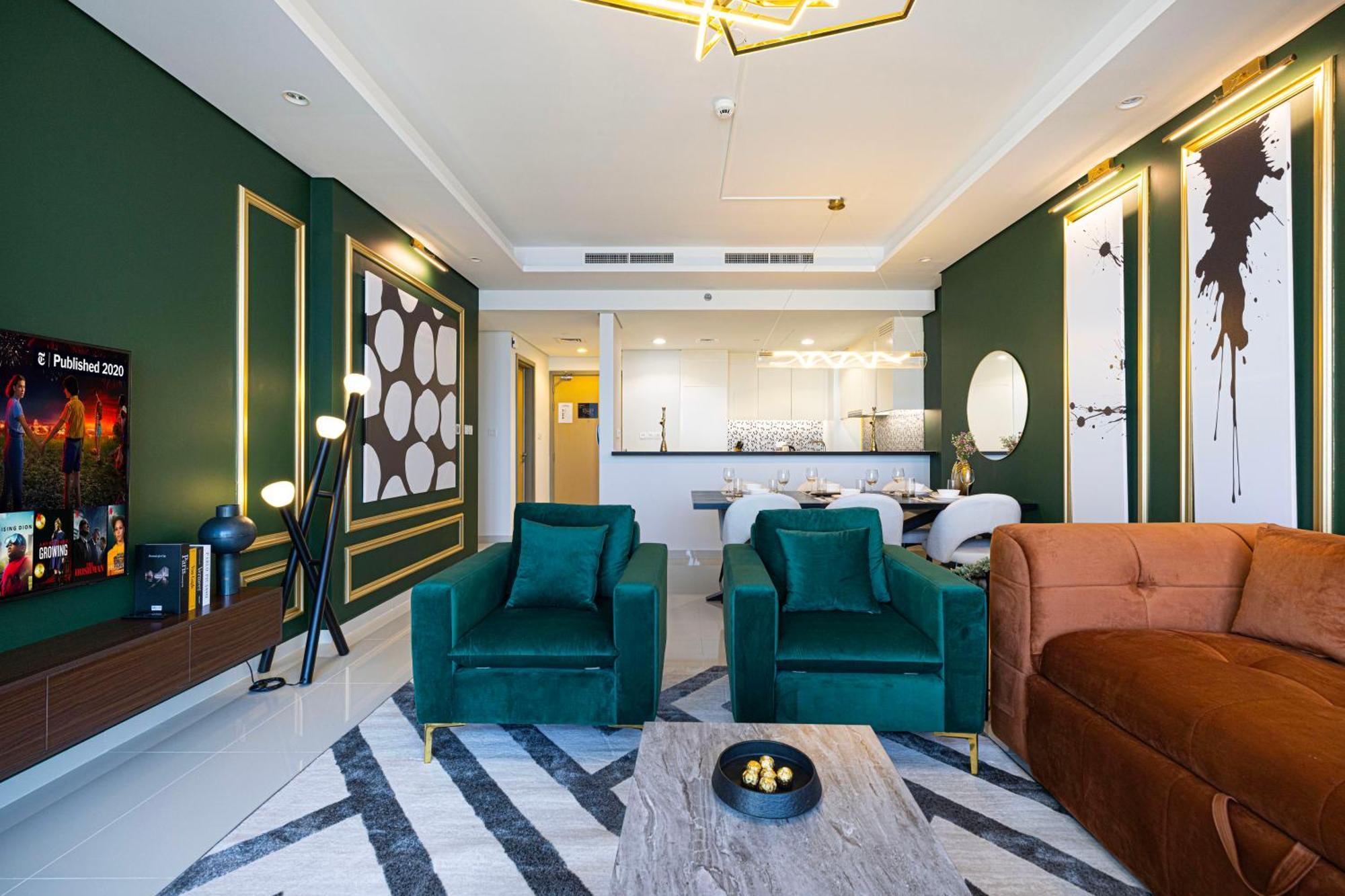 Apartment 5 Star Living Burj Khalifa Infinity Pool Gym *