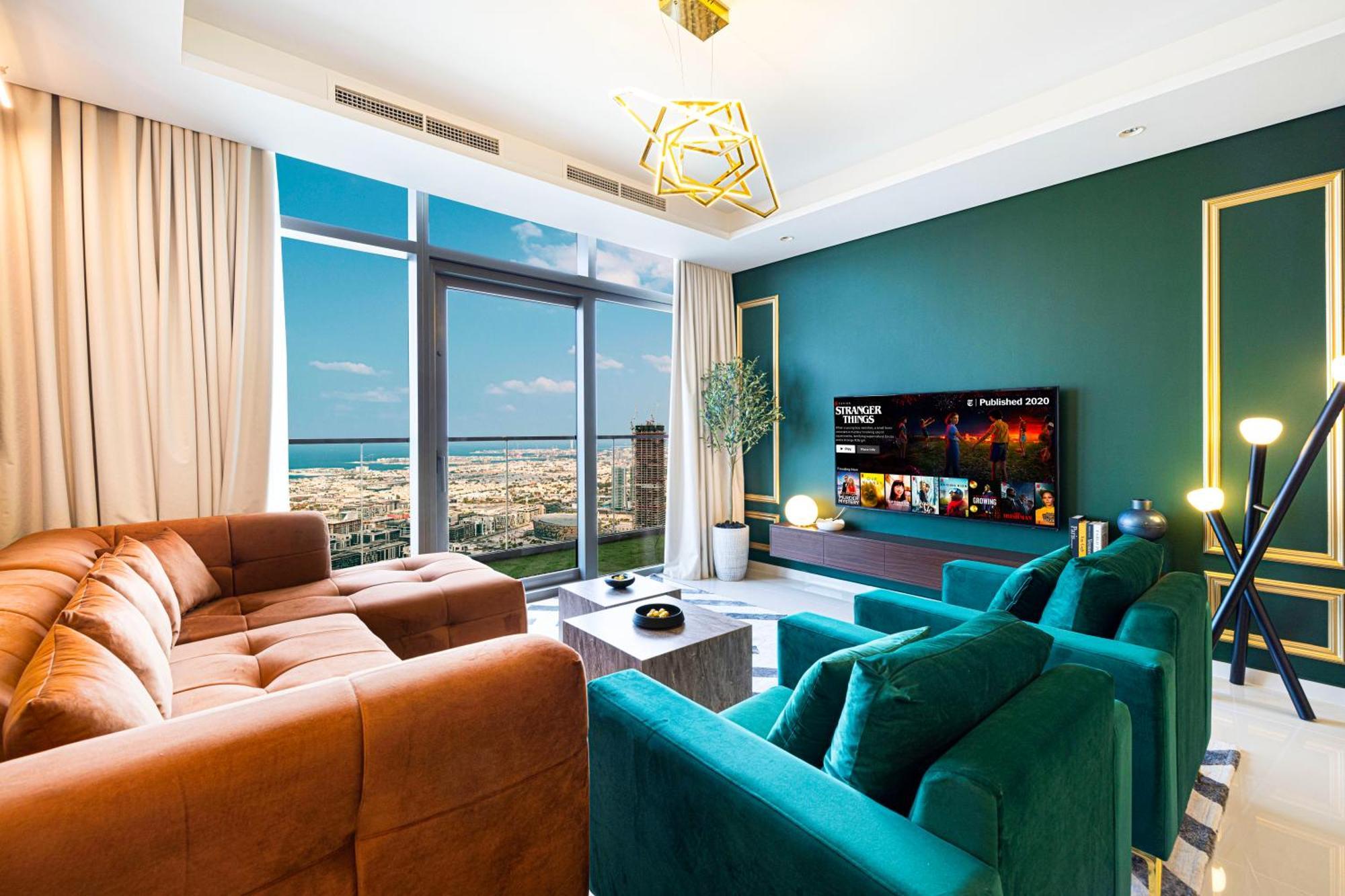 Apartment 5 Star Living Burj Khalifa Infinity Pool Gym Dubai