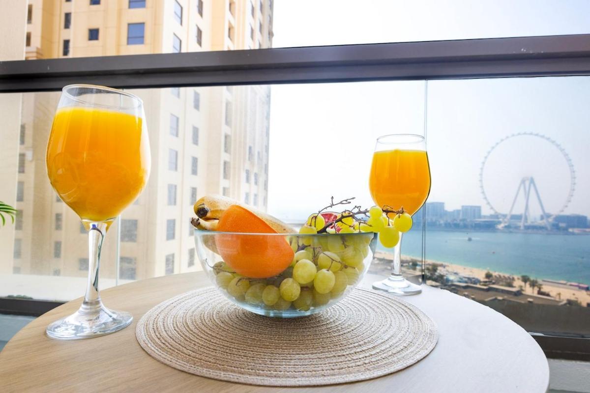Apartment Maxstays - Cozy Jbr Beachfront Eye & Sunset Views - Gym & Pool - Free Parking Dubai