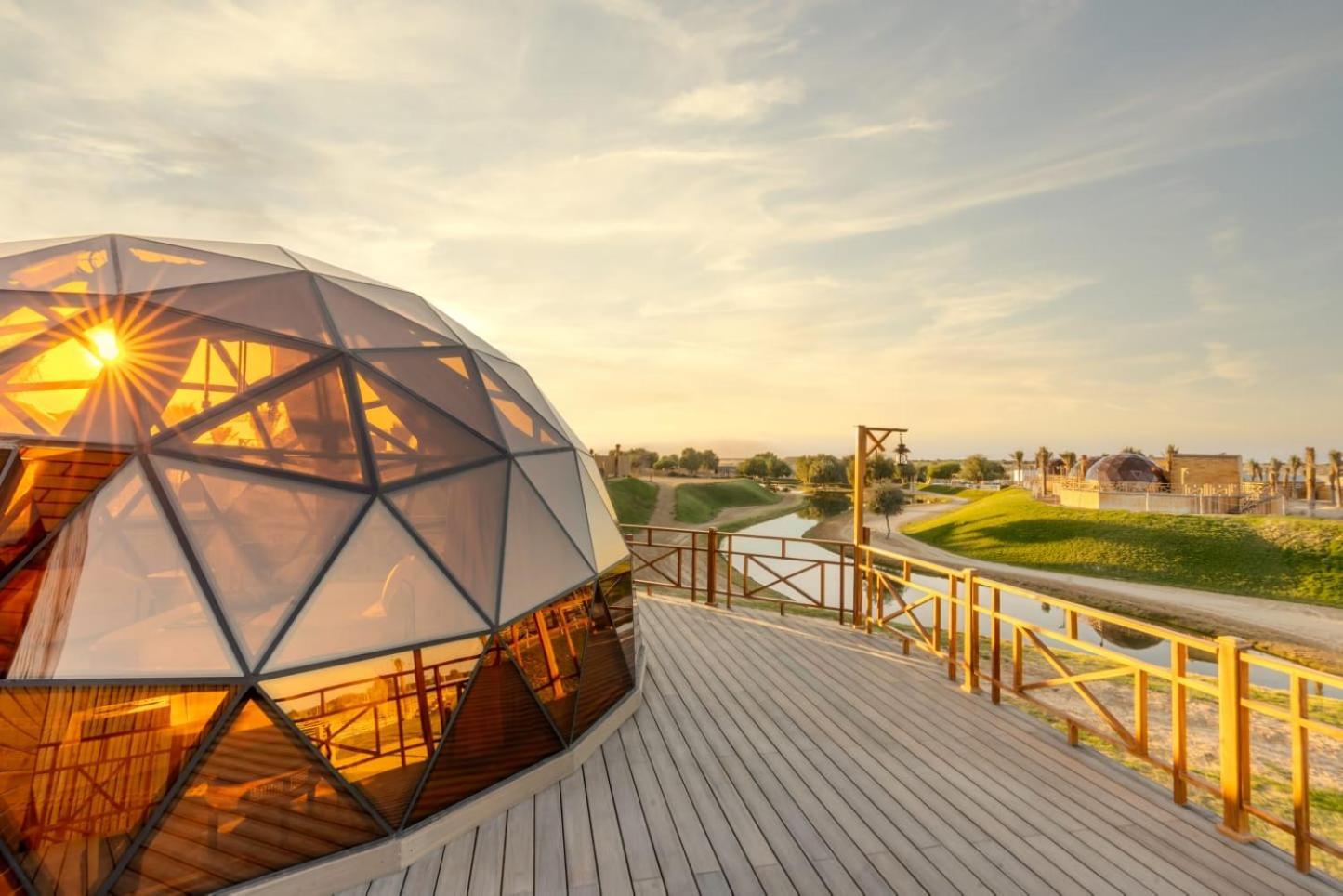 Luxury tent Al Marmoom Oasis Luxury Experiential Desert Dubai