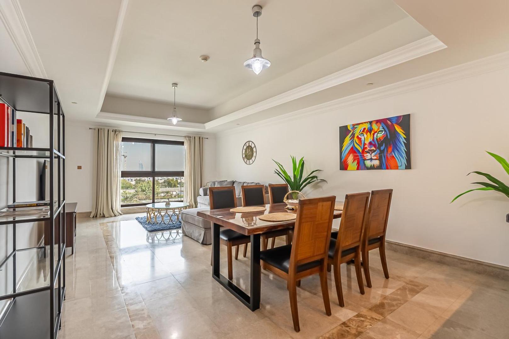 Newly Furnished 1bdr In The Palm Fairmont Apartment *
