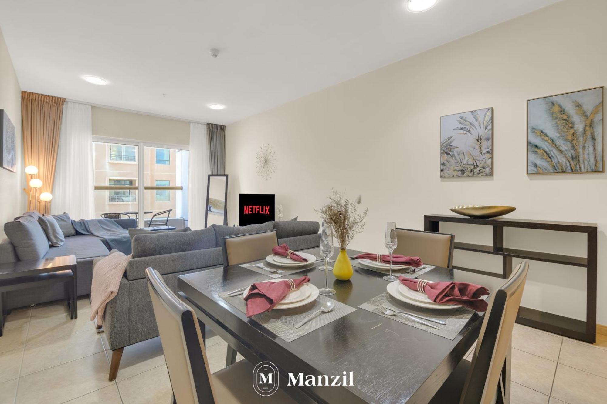 Manzil - 1br In Elite With Marina View Apartment