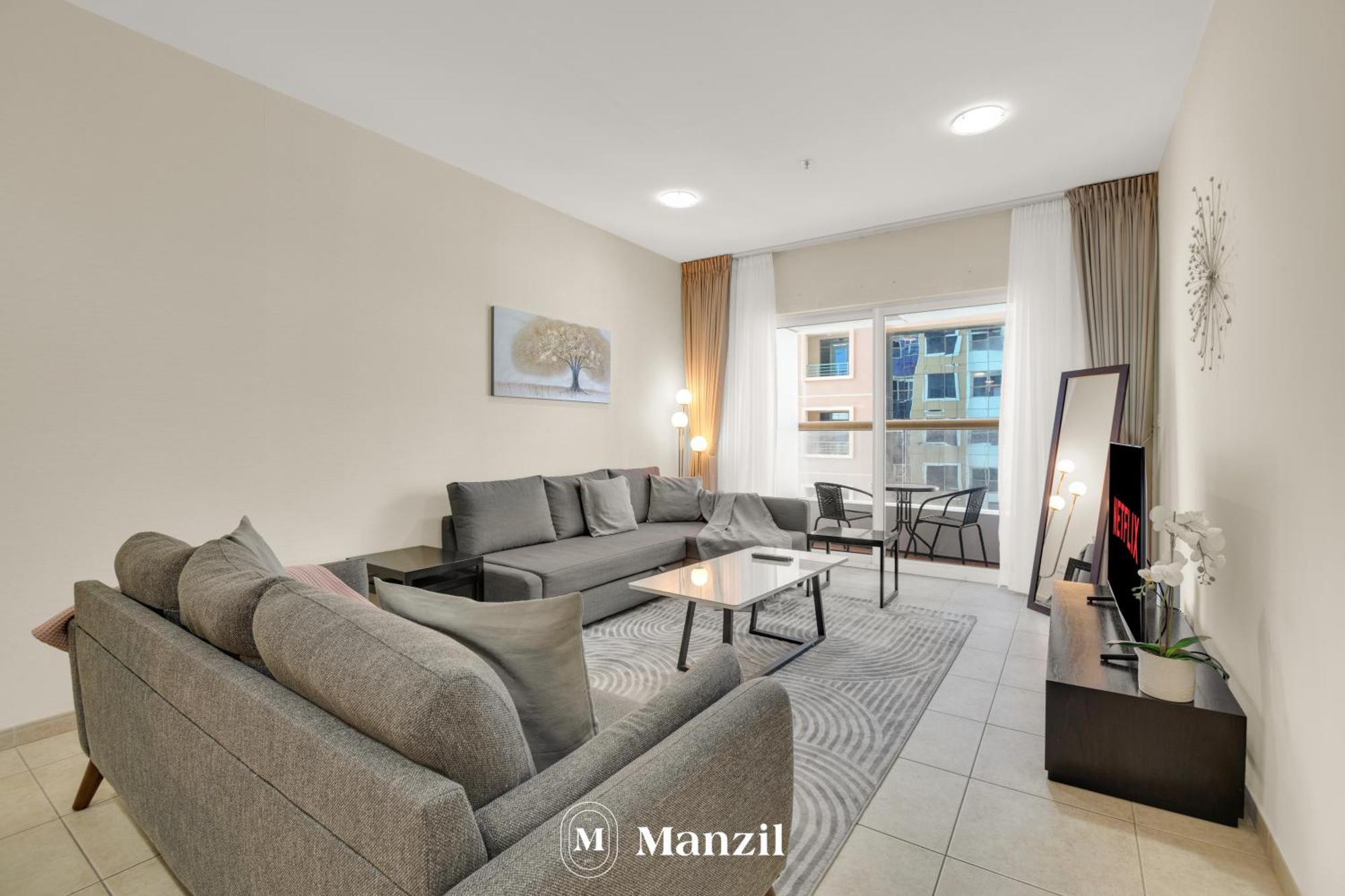 Apartment Manzil - 1br In Elite With Marina View Dubai