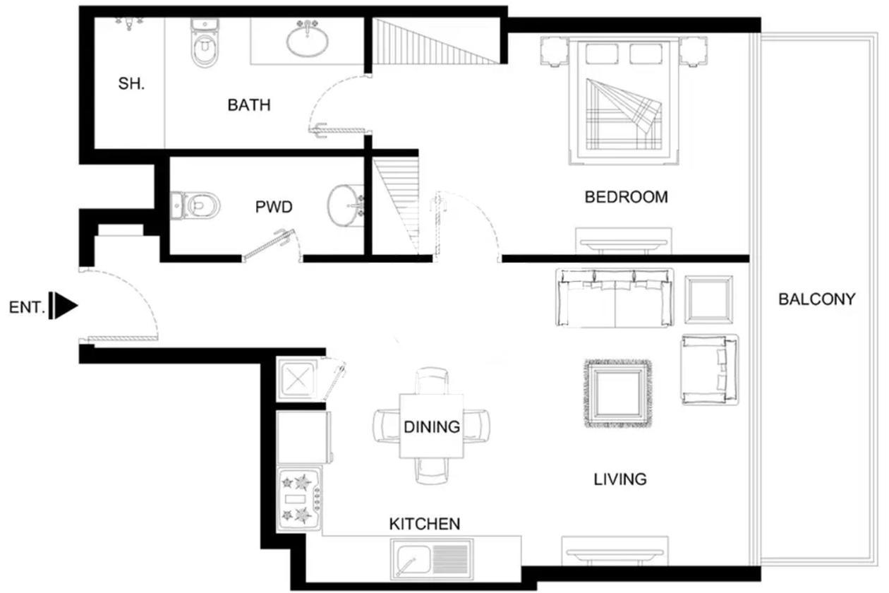 Apartment Lux The Marina Gate Sea View 2