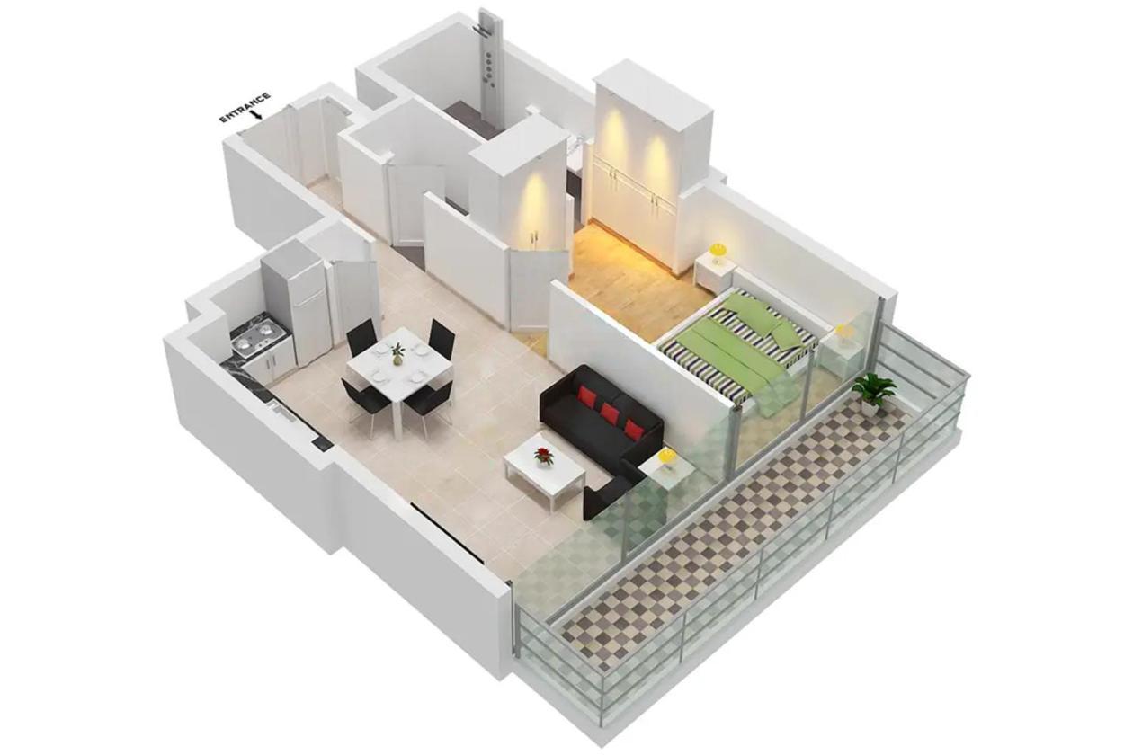 Apartment Lux The Marina Gate Sea View 2 Dubai