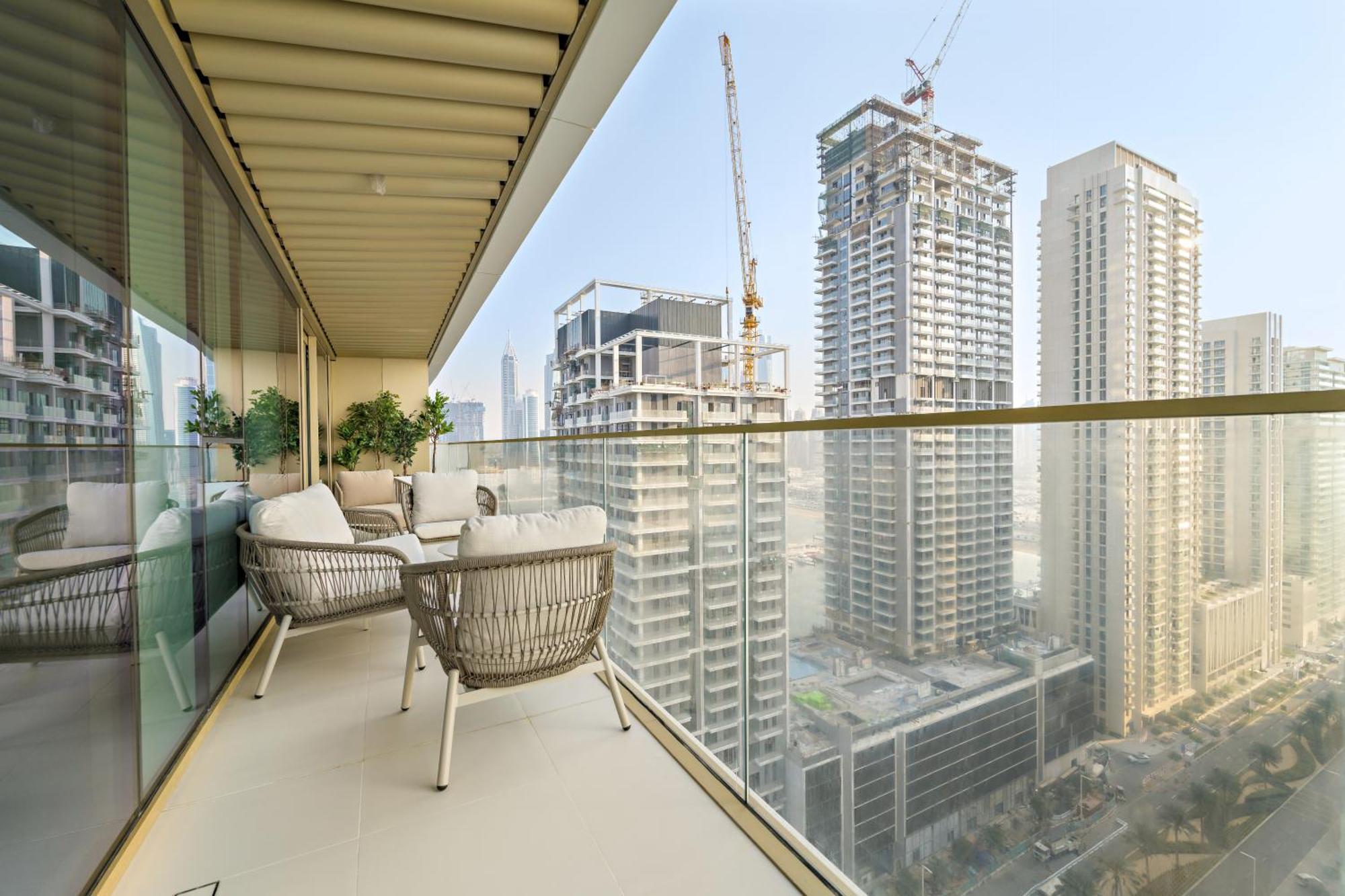Elegant 2br With Palm & Sea View L Direct Access Apartment