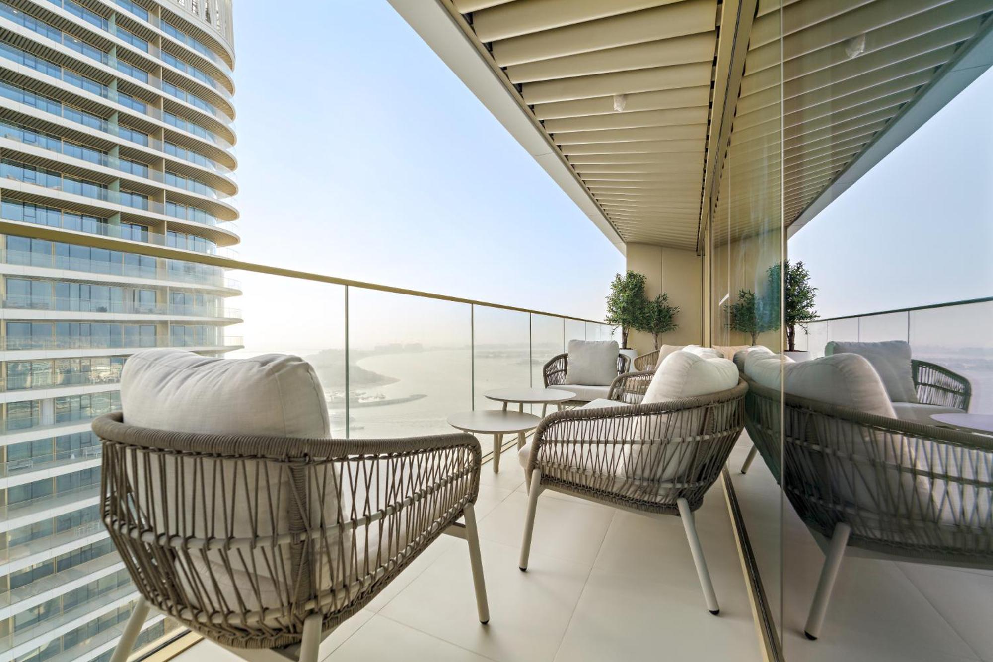 Apartment Elegant 2br With Palm & Sea View L Direct Access