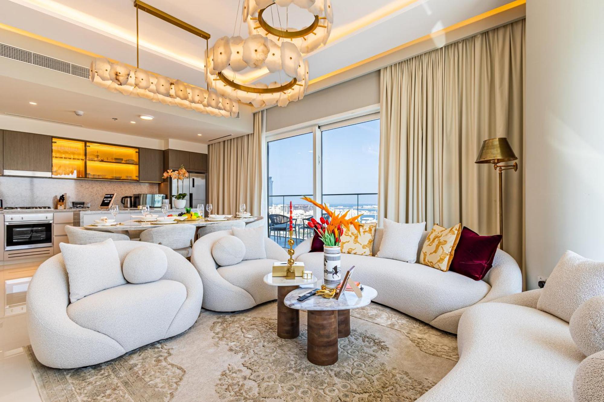 Lux Designer 2br - Grand Bleu - Waterfront Living Apartment