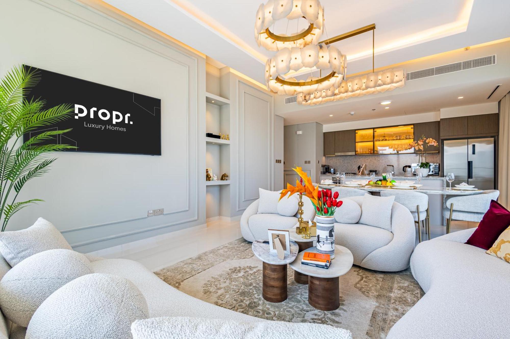Lux Designer 2br - Grand Bleu - Waterfront Living Apartment Dubai