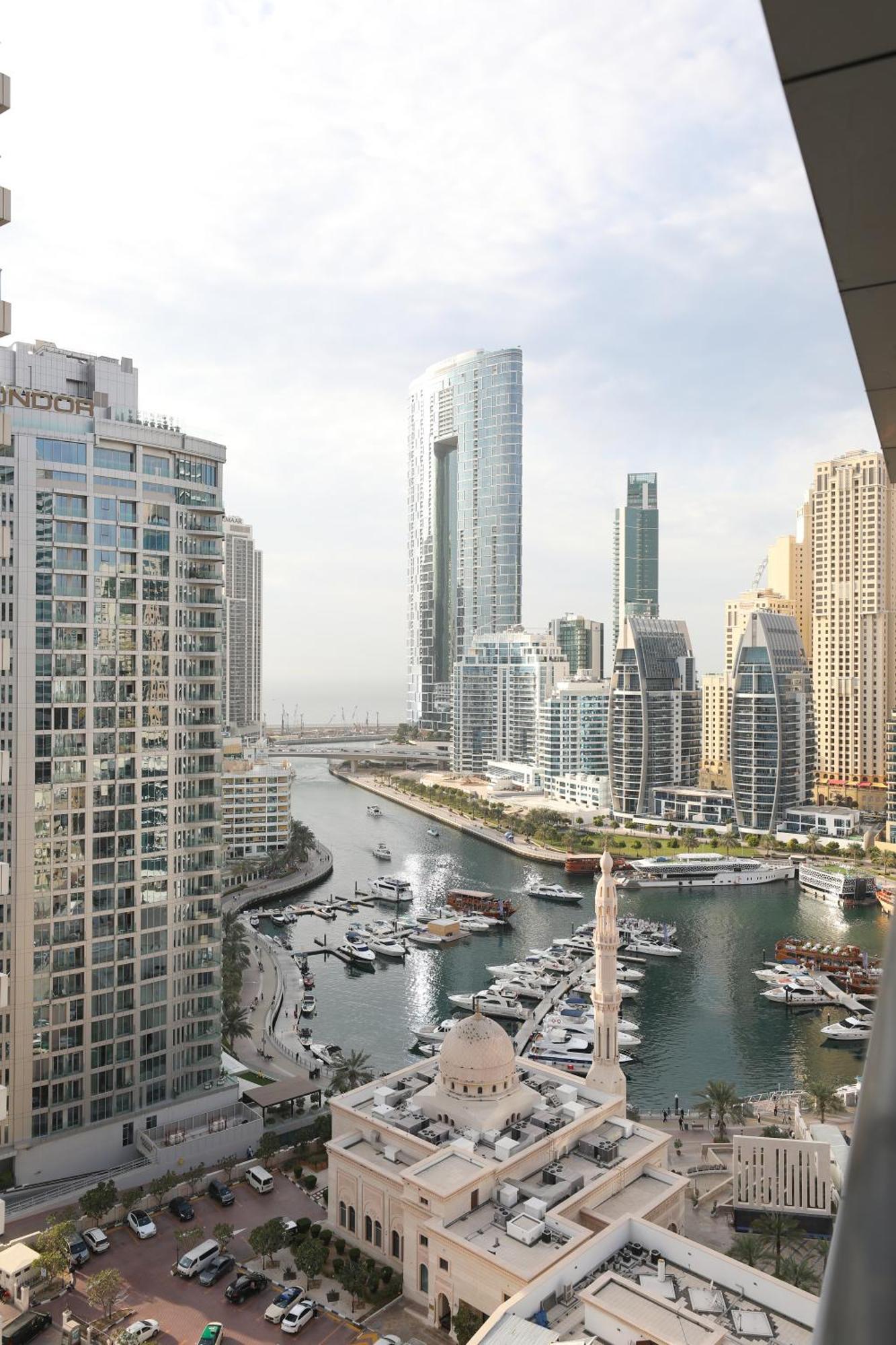 Luxury 1bed Marina View Jbr Pool Parking *