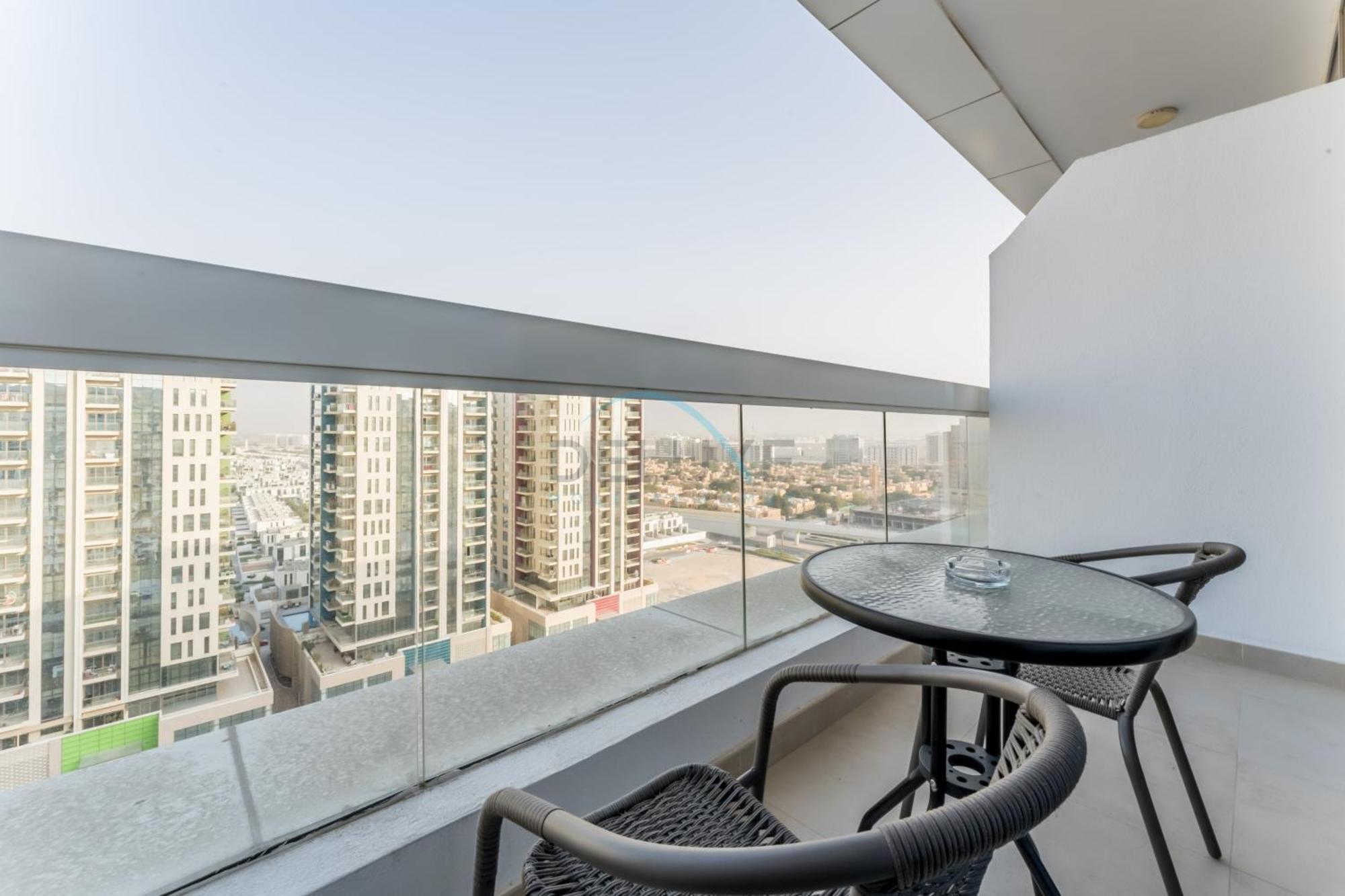 Community View With Exclusive Private Balcony, Azizi Star, Jebel Ali By Deluxe Homes