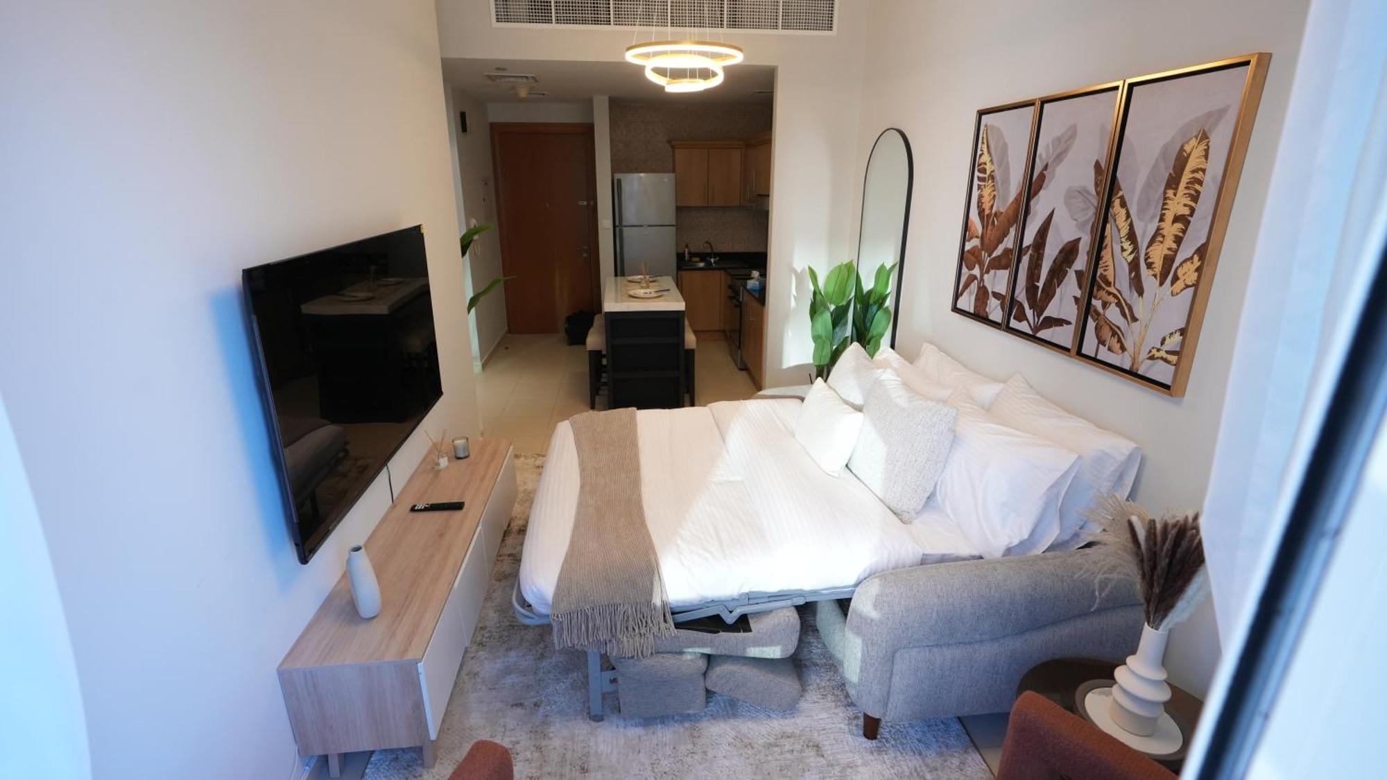 1bhk Full Canal View In Business Bay ! Casa de férias Dubai