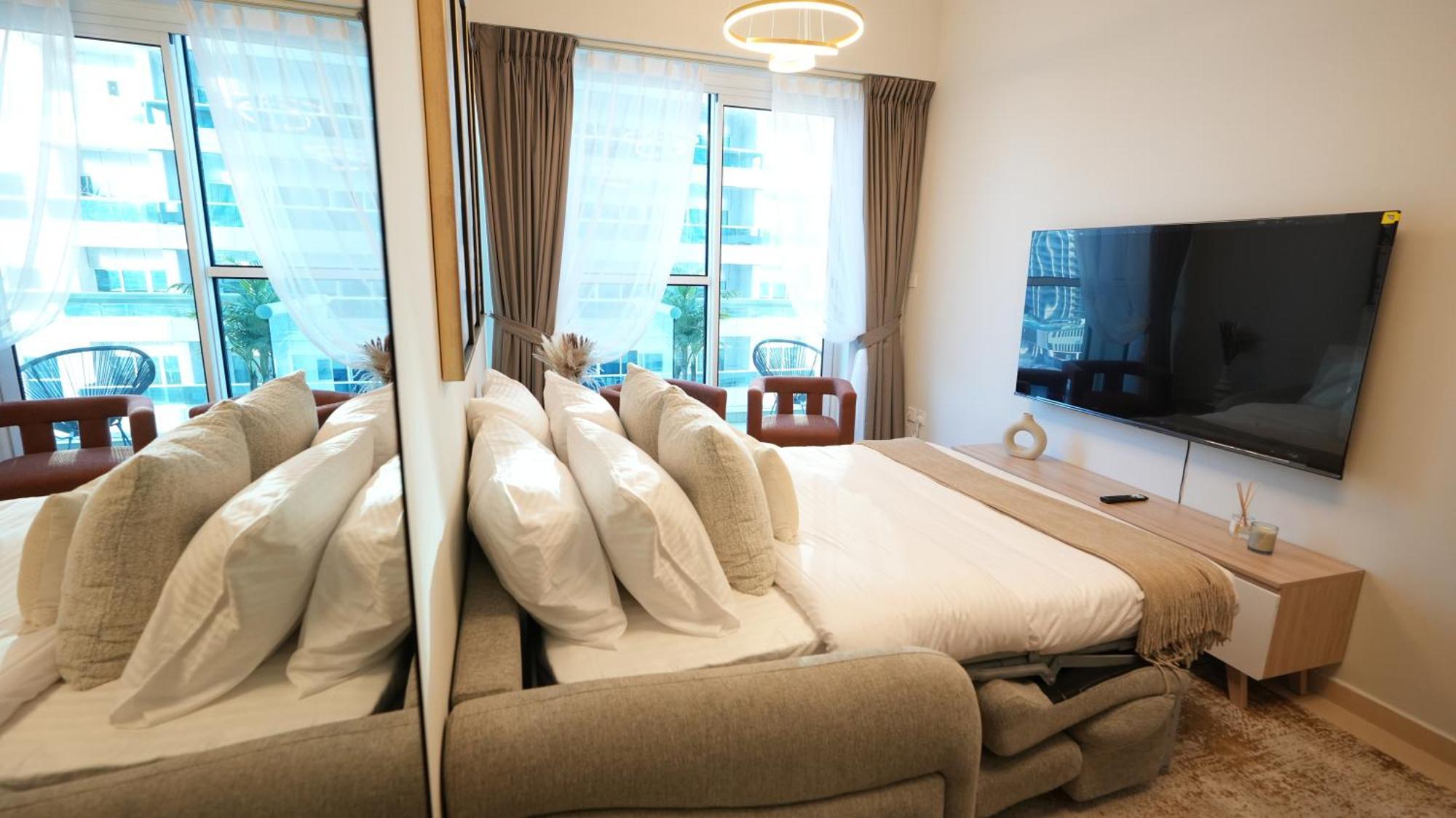 1bhk Full Canal View In Business Bay ! Casa de férias *