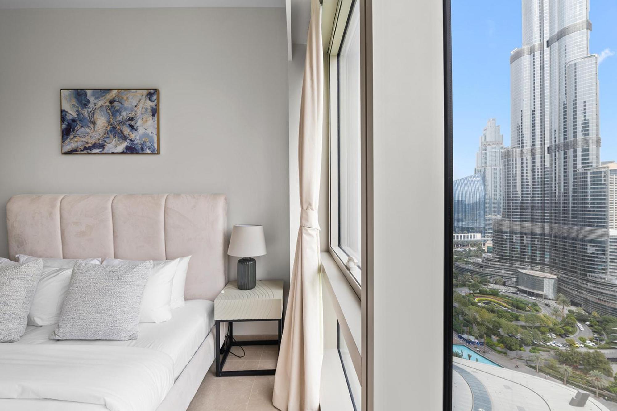 Grande Signature By Emaar - New Luxury 2br W Panoramic Burj Khalifa & Fountain Show Views Apartamento Dubai