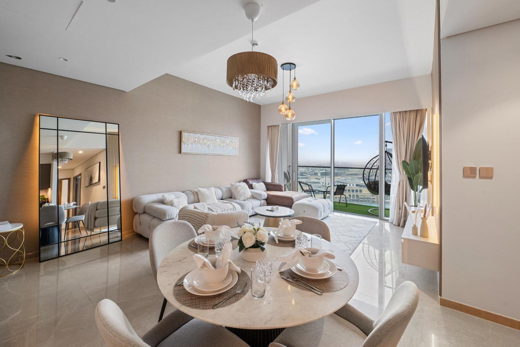 Grande Signature By Emaar - New Luxury 2br W Panoramic Burj Khalifa & Fountain Show Views Apartamento *