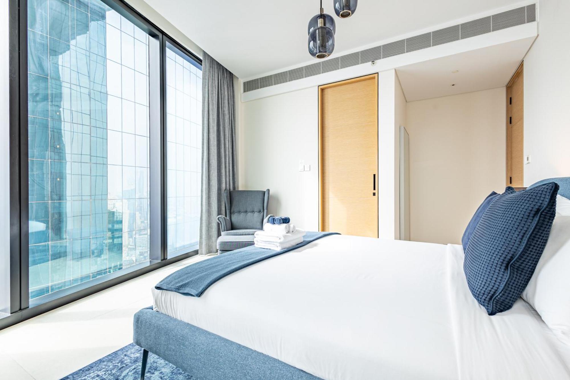 Daire High-floor Luxury 2br, Sea View, Address Jbr