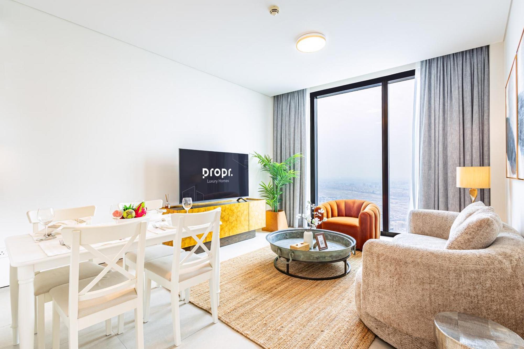 High-floor Luxury 2br, Sea View, Address Jbr Daire Dubai